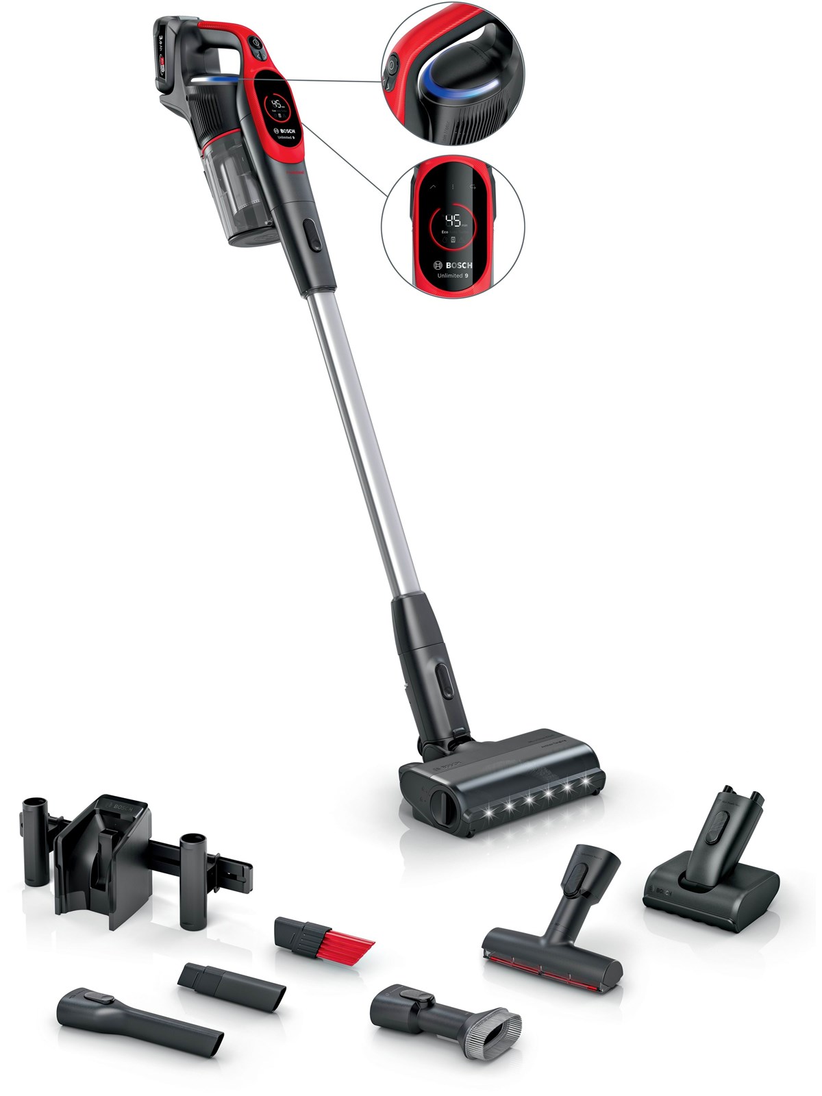 Bosch 2-i-1 Støvsuger Unlimited Serie 9 Pet BBS931PET