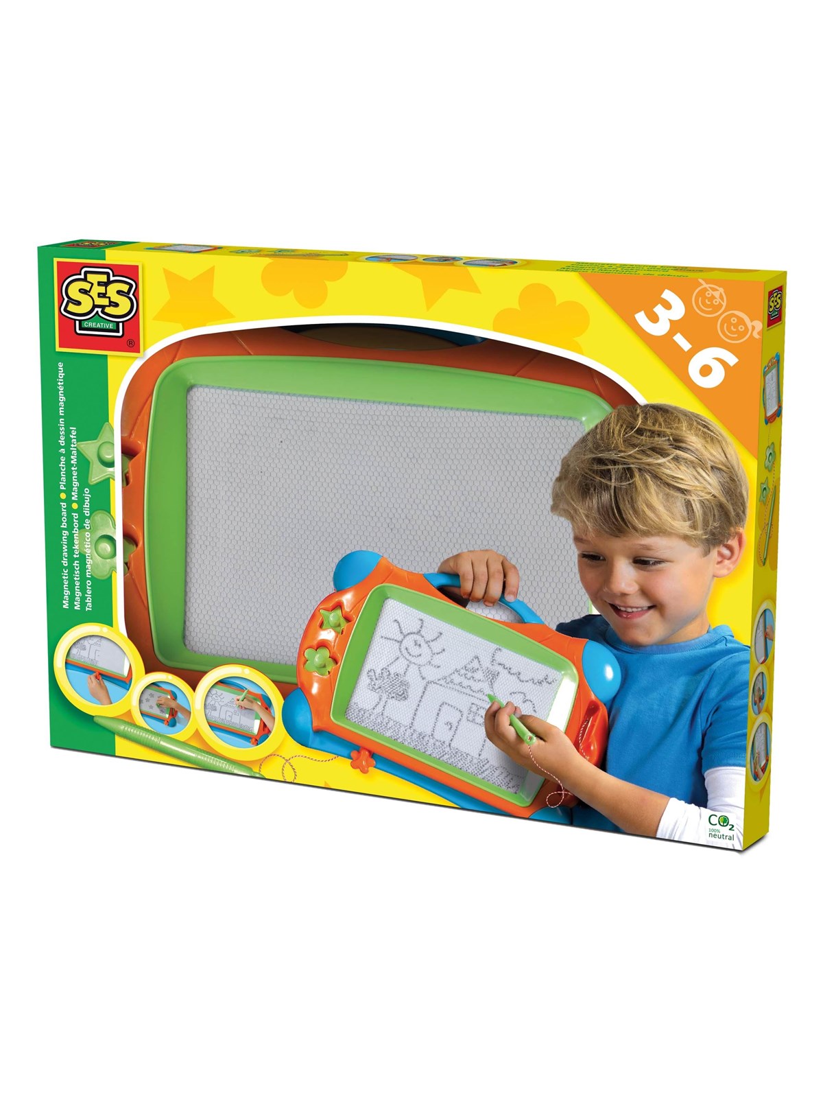 SES Creative Magnetic Drawing Board, Kreativt Legetøj