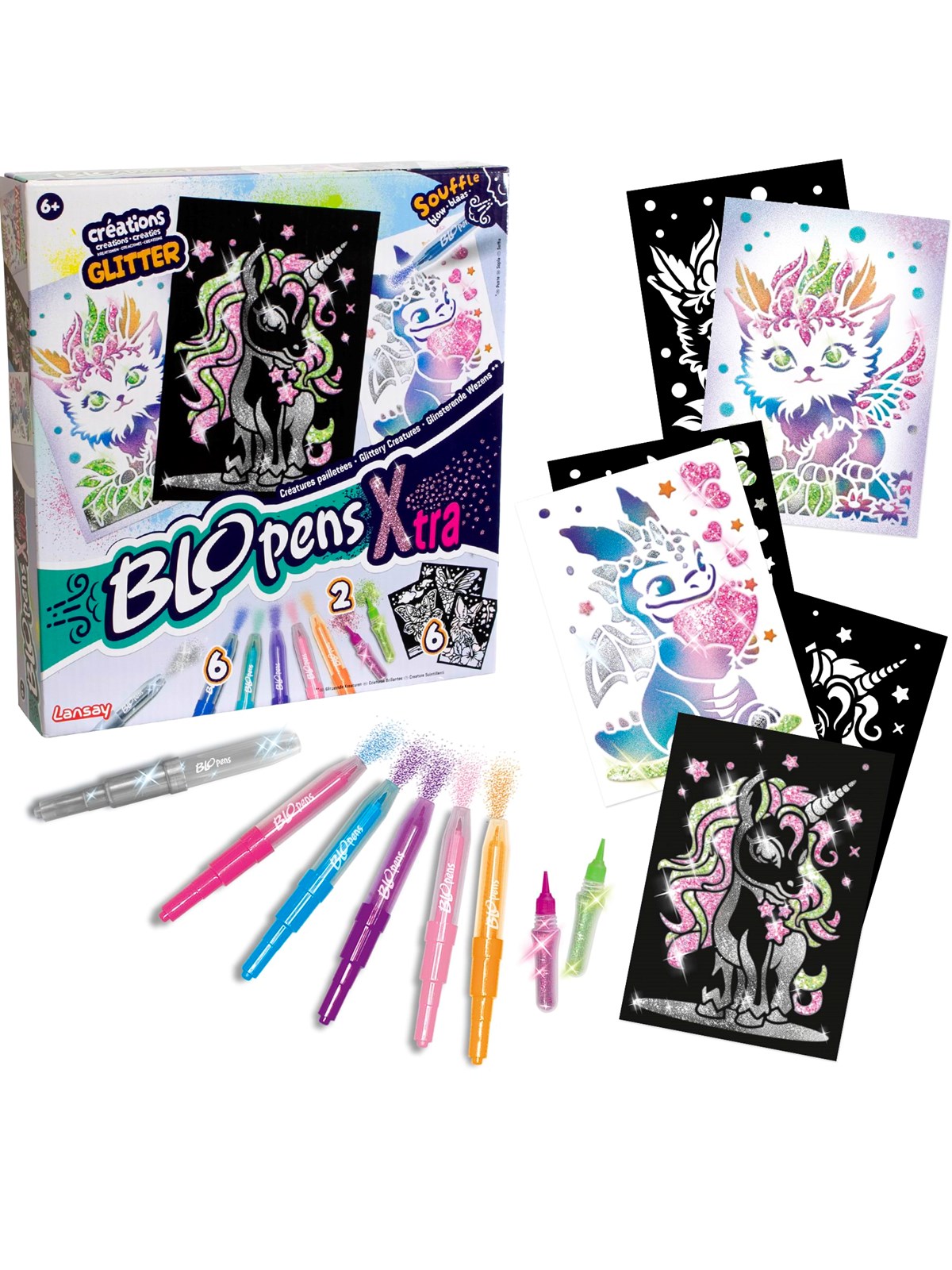 Blopens Xtra, Glitter kreationer, Kreativt Legetøj