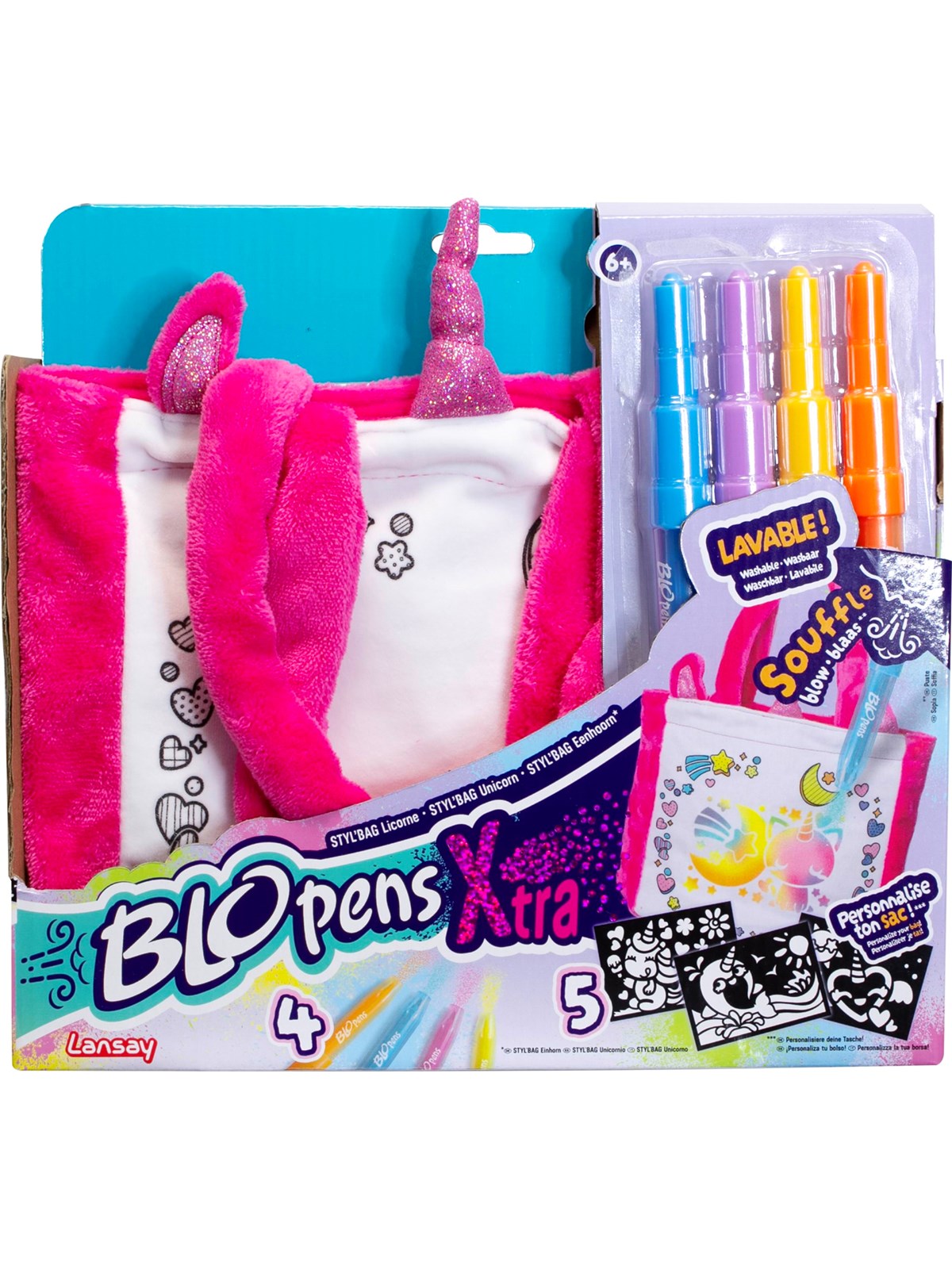 Blopens Xtra, Unicorn Styl'Bag, Kreativt Legetøj