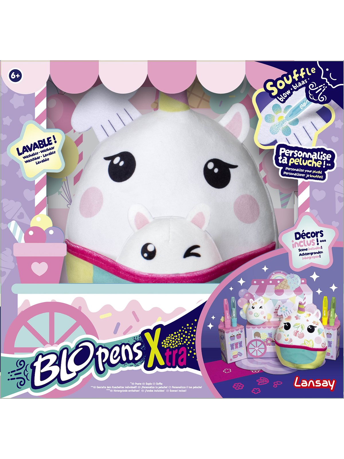 Blopens Xtra Candy Rose Squishy sæt, Kreativt Legetøj