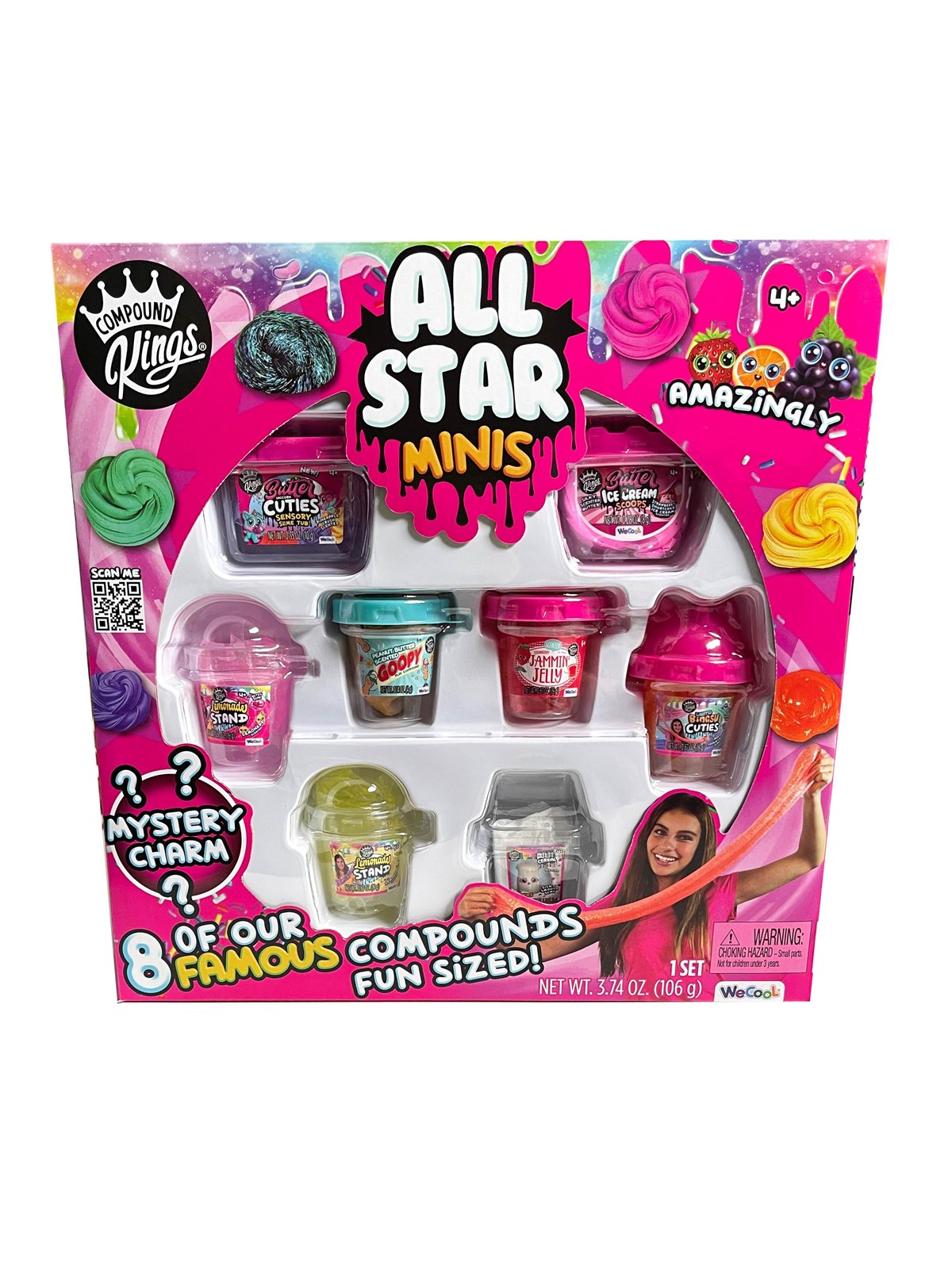 Compound Kings All Star 8 pack NO Scent - 106g, Kreativt Legetøj