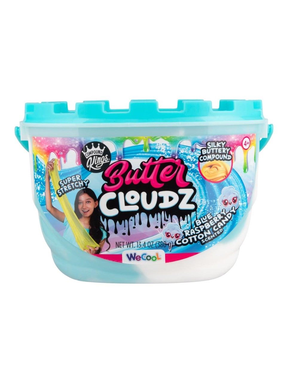 Compound Kings Butter Swirlz Raspberry Cotton Candy 380g, Kreativt Legetøj