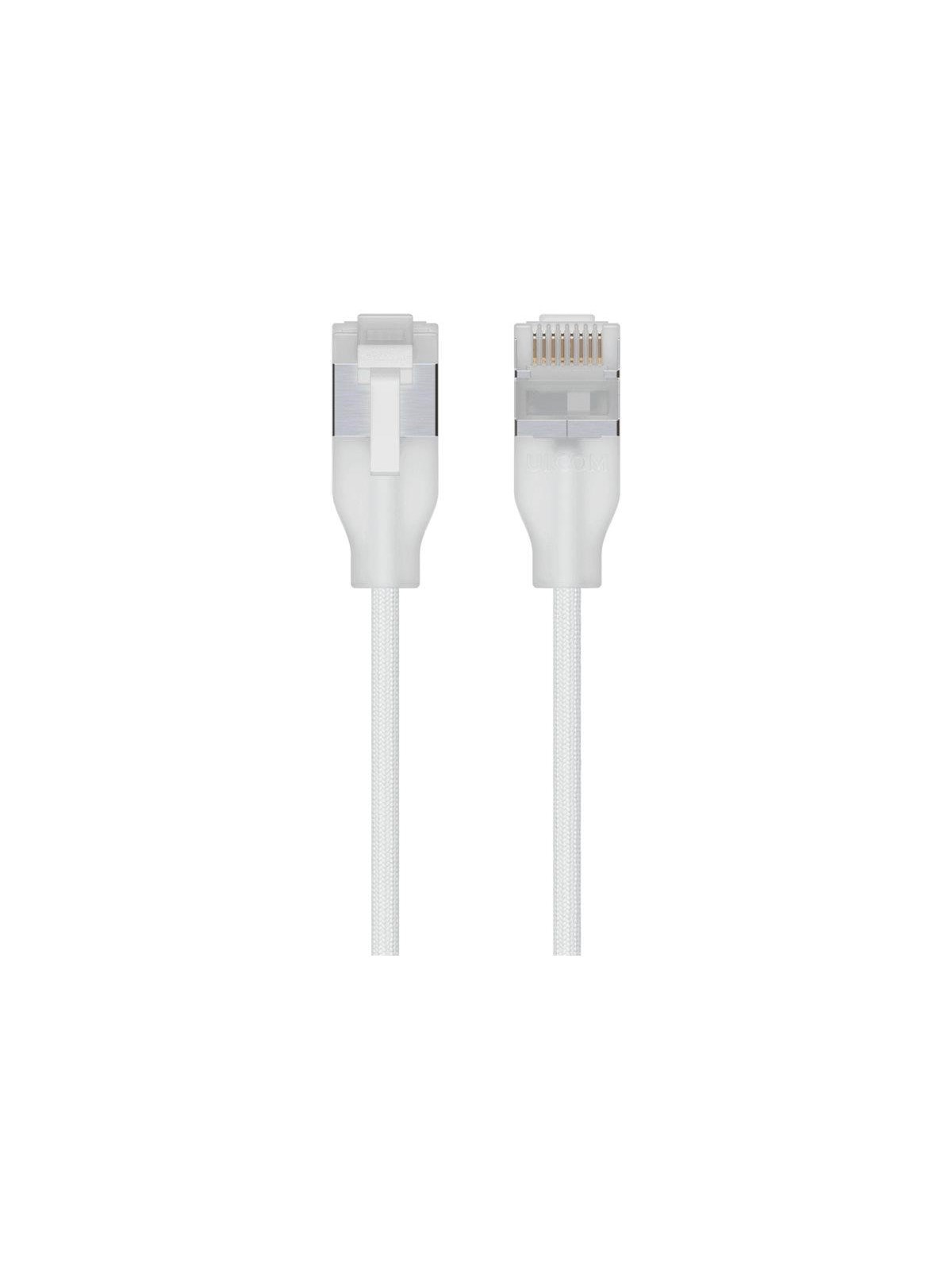 Ubiquiti UniFi patch cable - 15 m - white - Hvid - 15 meter, Netværkskabel
