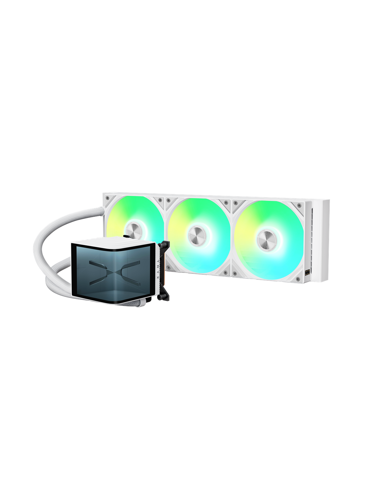 Tryx PANORAMAUpgraded 360mm AIO White - CPU Vandkøling - Max 28 dBA, Cpu Køler