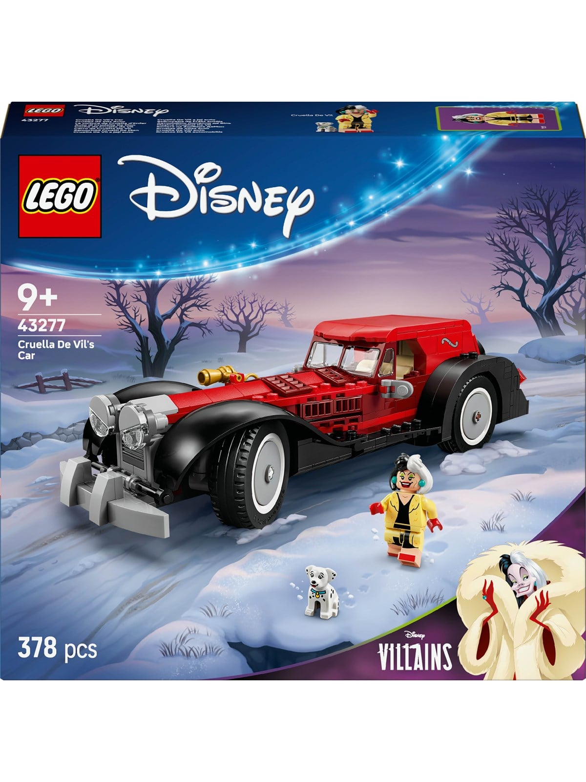 LEGO Disney 43277 Cruella de Vils bil