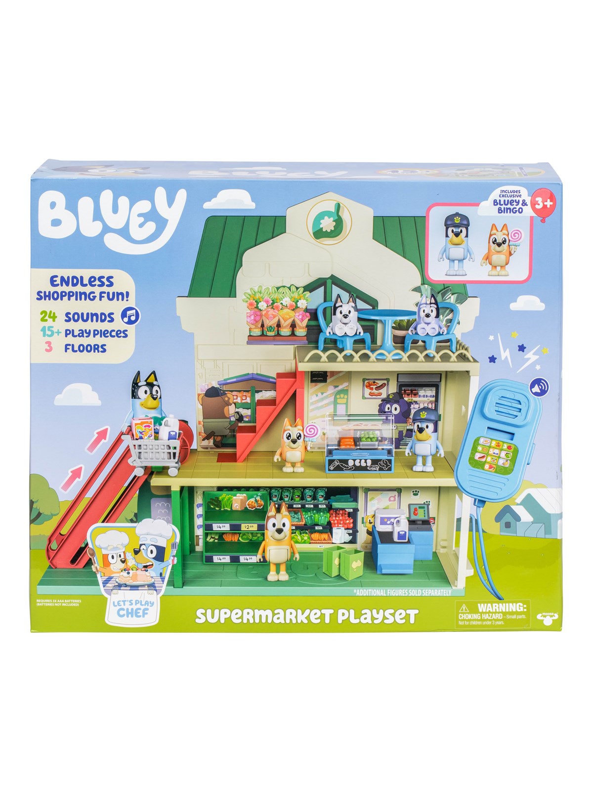 Bluey Supermarket Playset, Legesæt