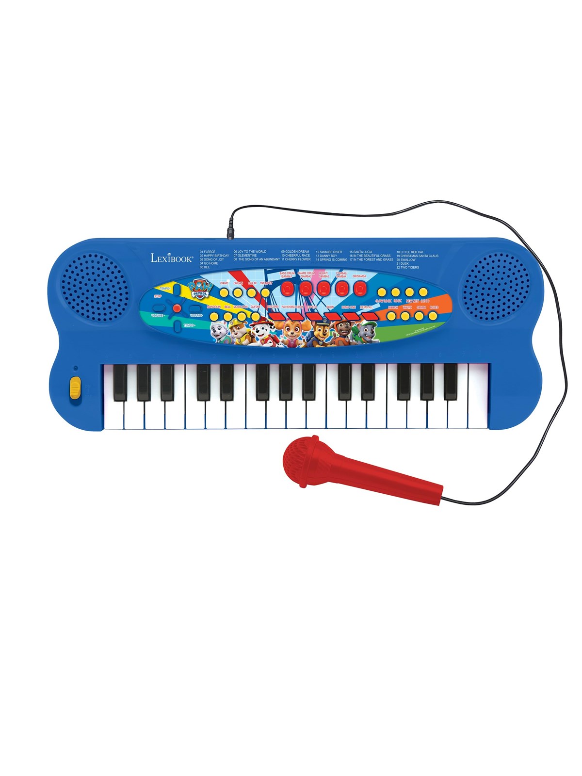 Paw Patrol Electronic Keyboard with Mic (32 keys), Musik