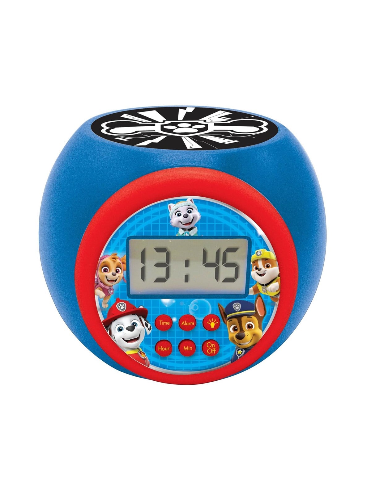 Lexibook Paw Patrol Projector Vækkeur med timer, Musik