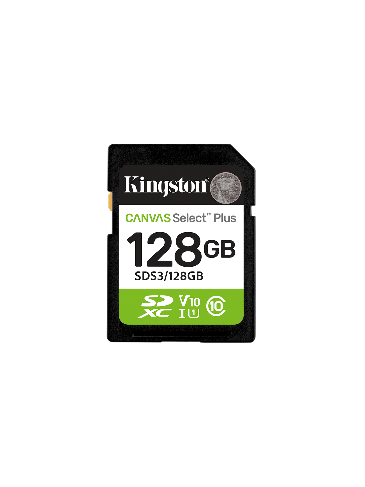 Kingston Canvas Select Plus Gen3 SDXC - 150MB/s - 128GB, Hukommelseskort