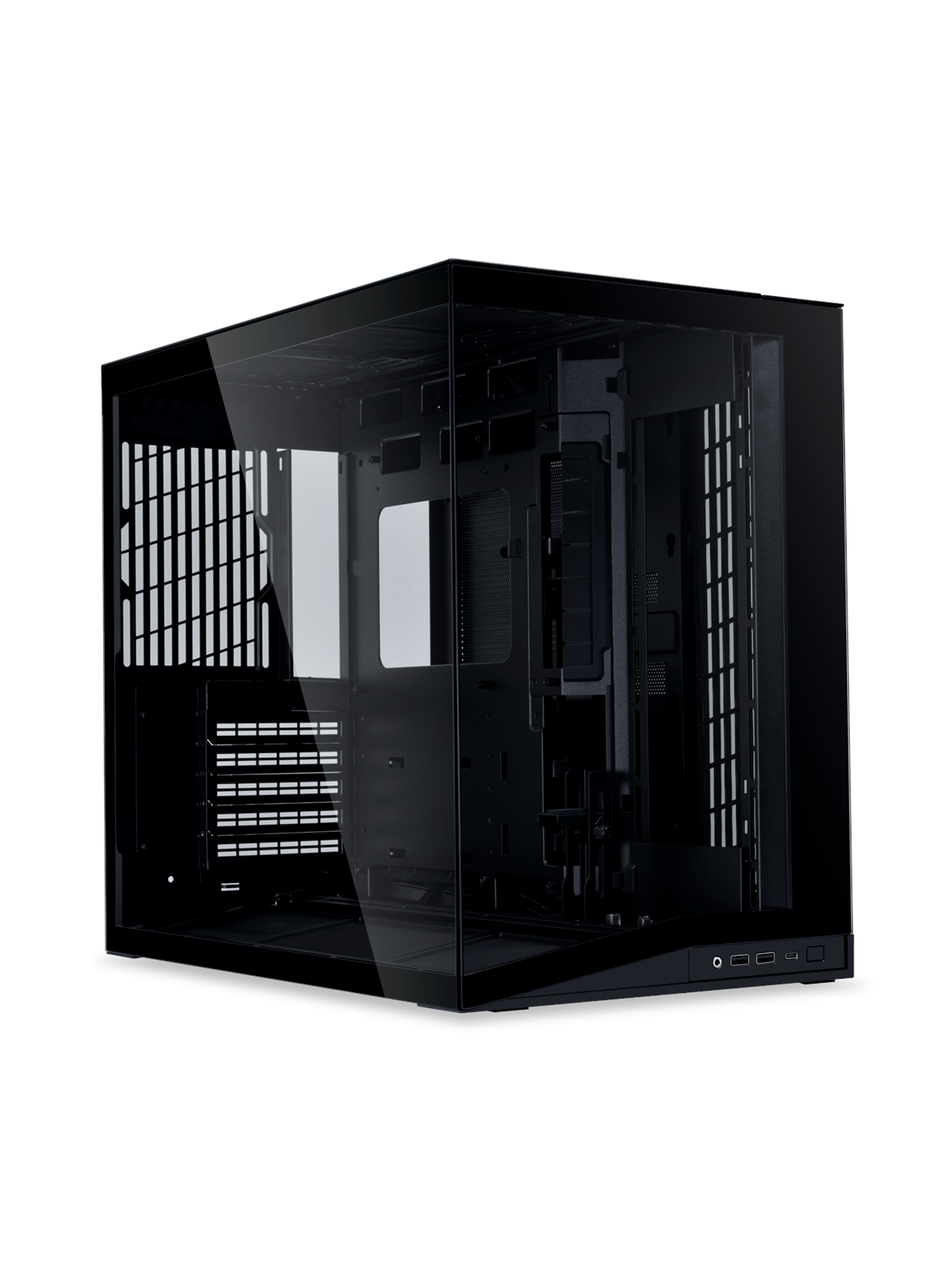 Lian Li O11D Mini V2 Black - Kabinet - Miditower - Sort, Kabinet