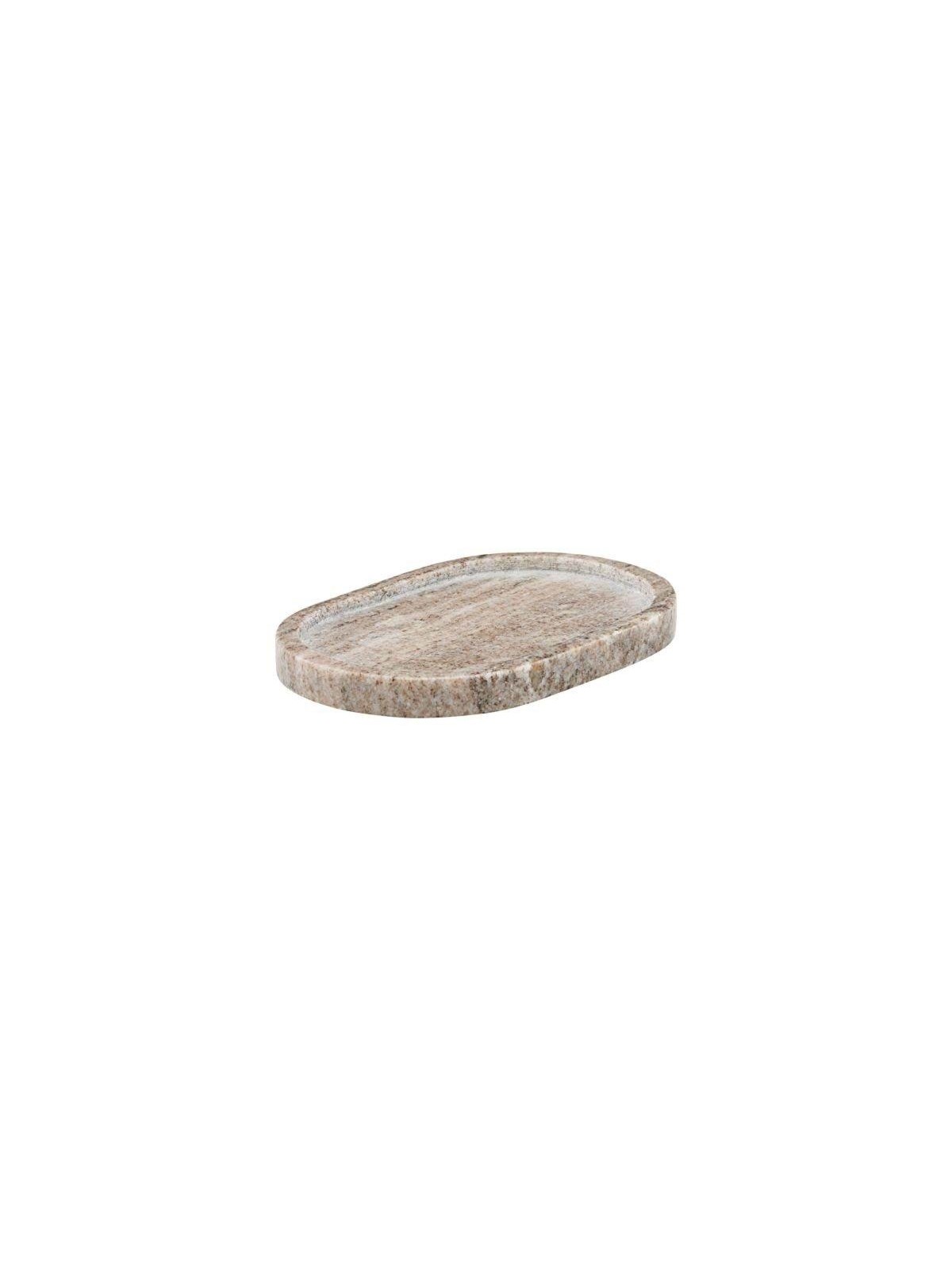 Meraki - Marble Tray - Beige, Badeværelsestilbør