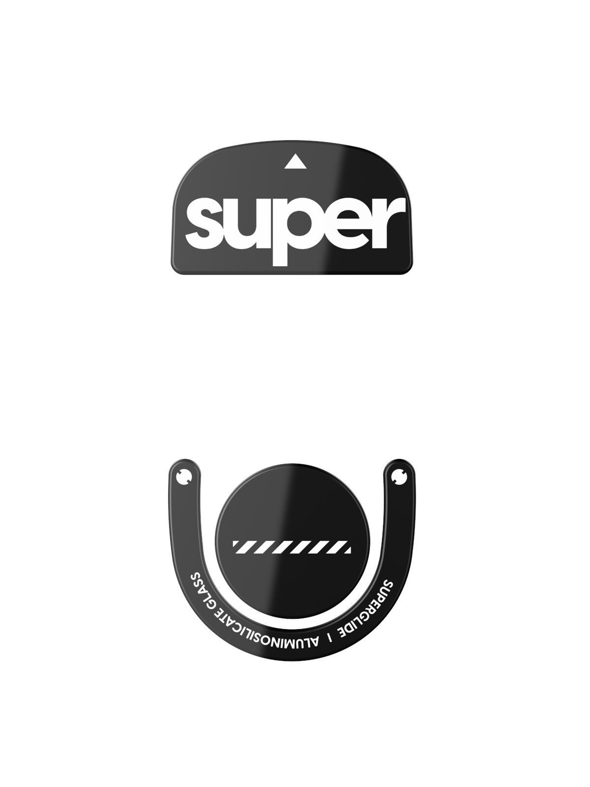 Pulsar Superglide (Type-C) for Logitech G PRO X SUPERLIGHT 2 - Sort, Musemåtte
