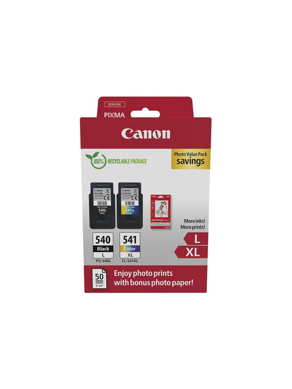 Canon PG 540L/CL-541XL / 5224B013 Photo Value Pack, Fotopapir