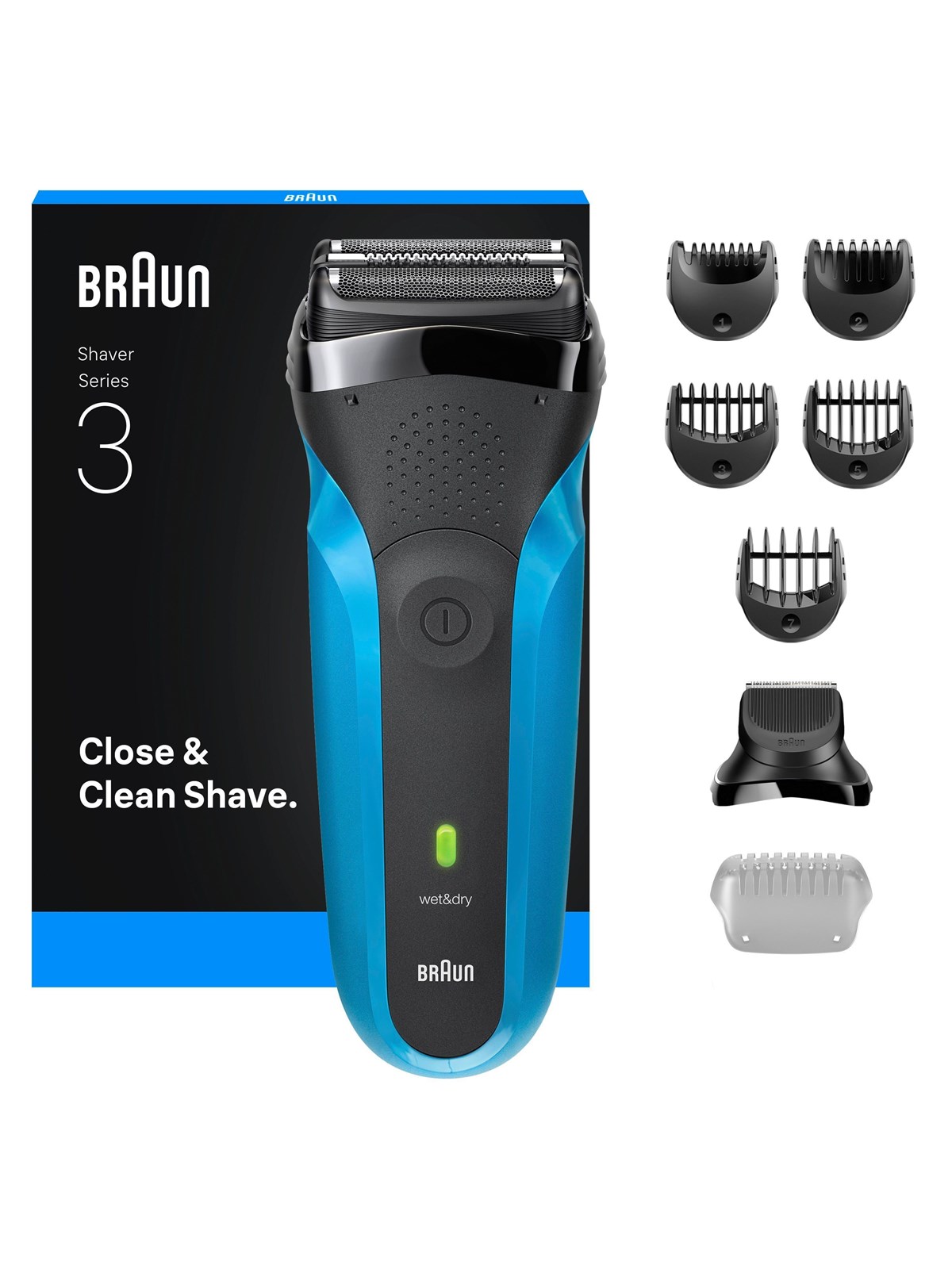 Braun Barbermaskine Series 3-310BT, Barbermaskine