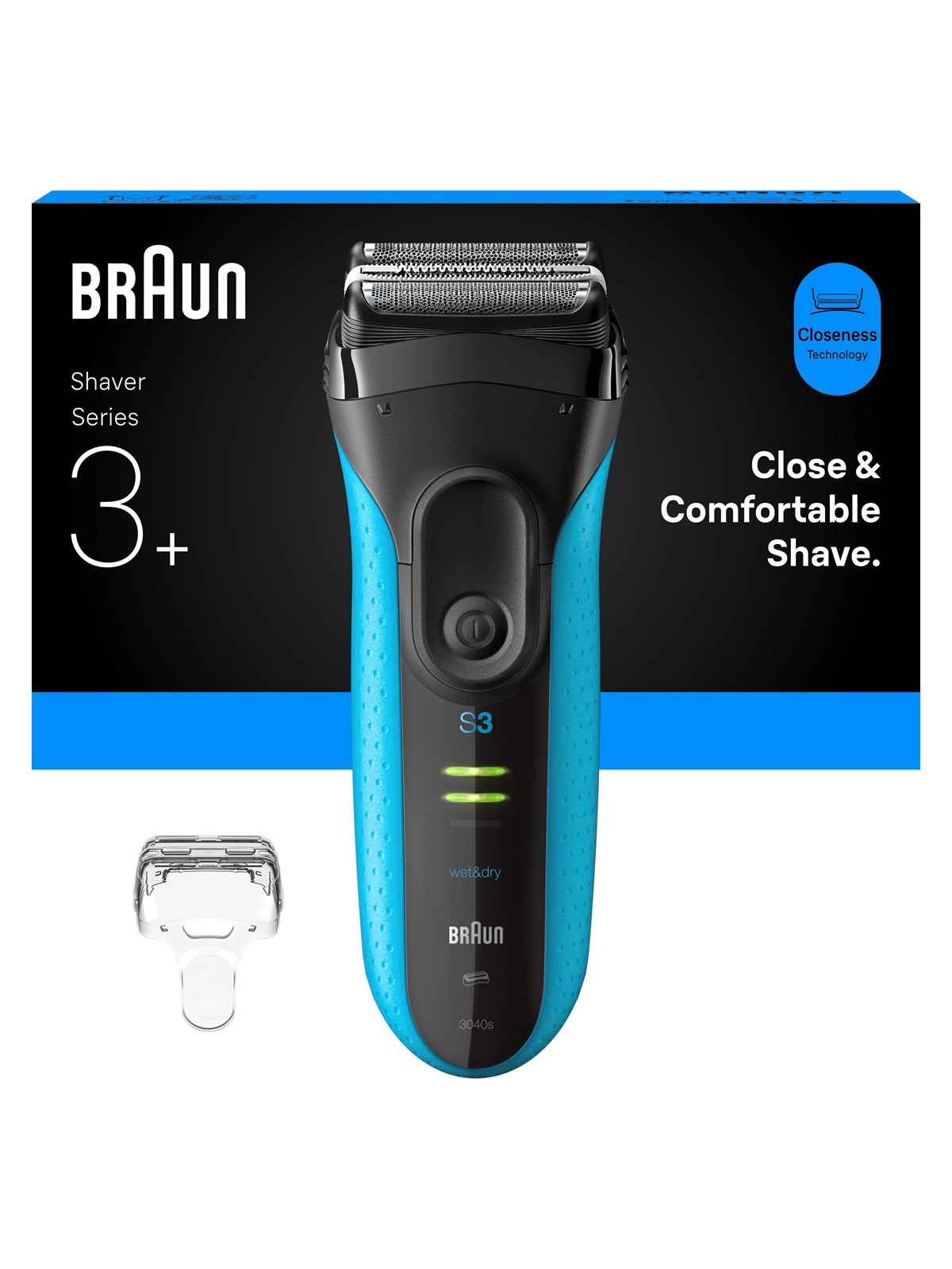 Braun Barbermaskine Series 3+ 3040s, Barbermaskine