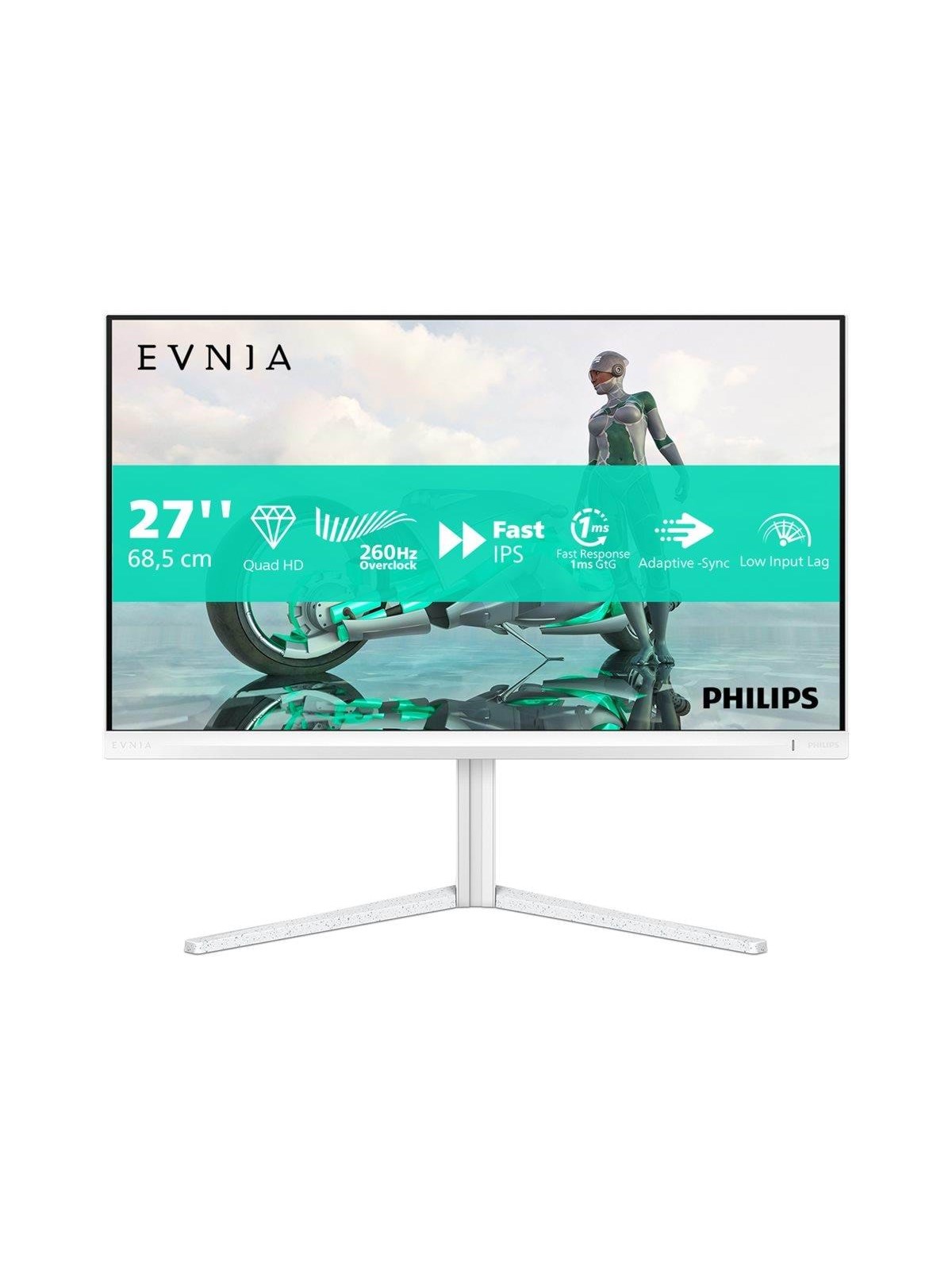 27" Philips Evnia 3000 27M2N3501PA - 2560x1440 (QHD) - 260Hz - IPS, Computerskærm