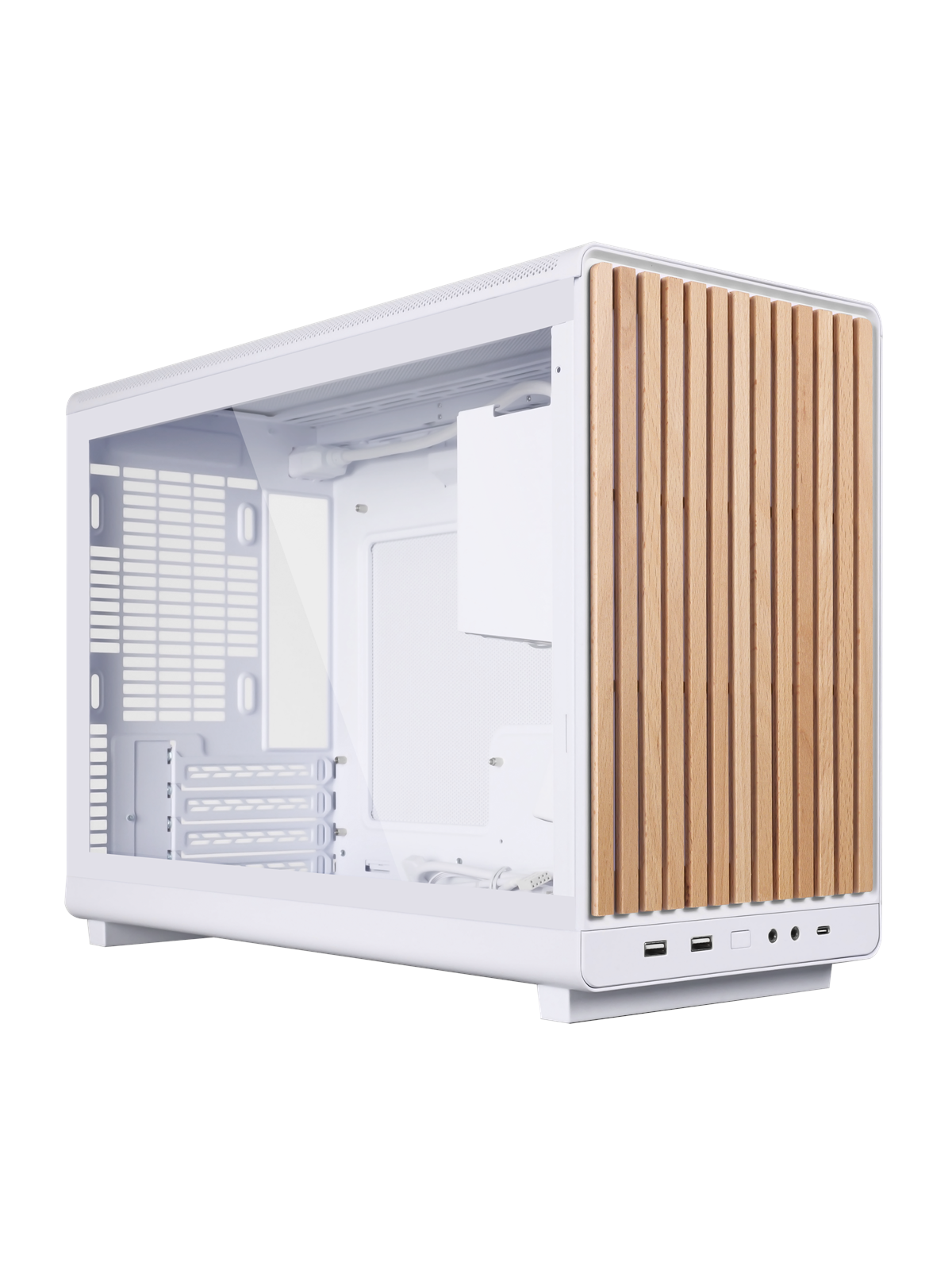 Lian Li A3 Wood White - Kabinet - Minitower - Hvid, Kabinet