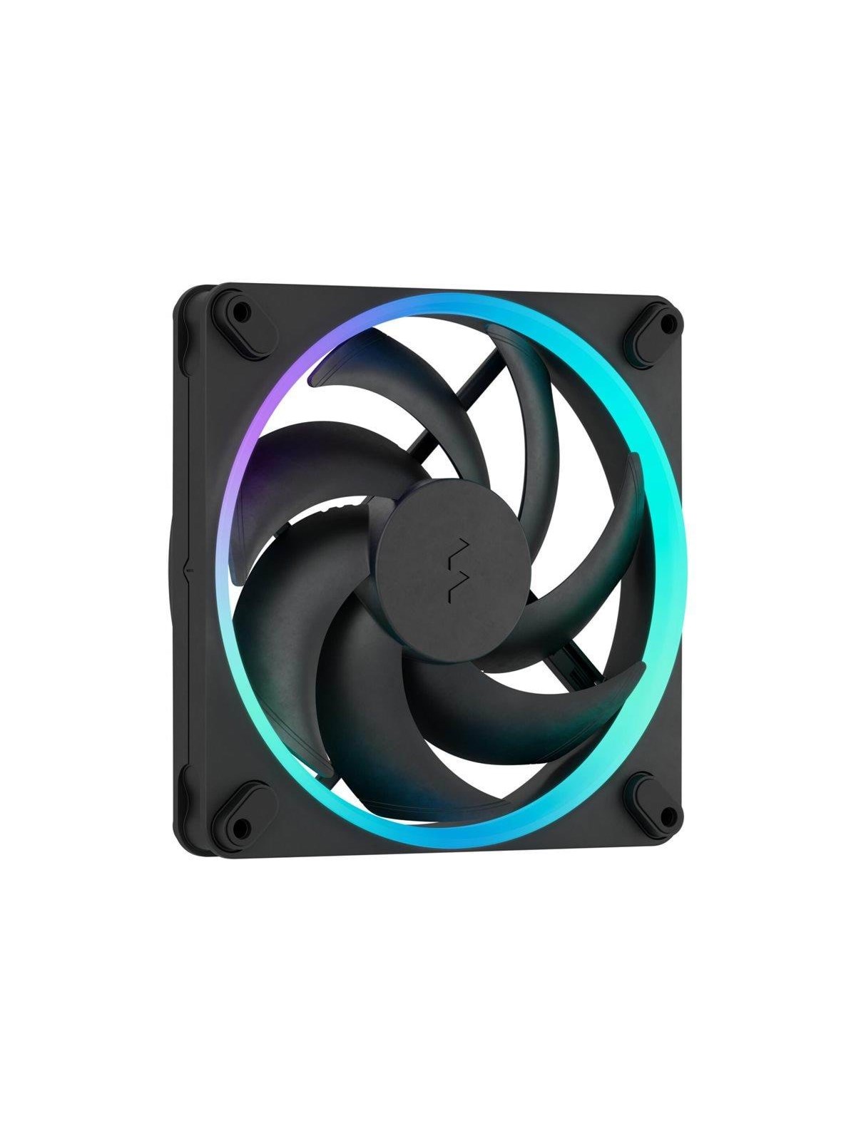 Fractal Design Momentum 14 RGB (3-pack) - Kabinet køler - 140mm - Sort, Kabinetkøler