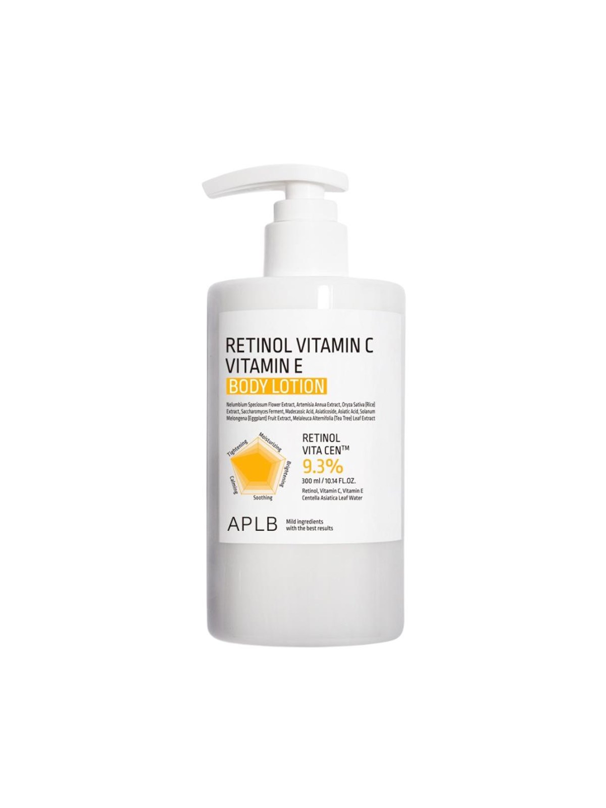 APLB Retinol Vitamin C Vitamin E Body Lotion - 300ml, Kropspleje