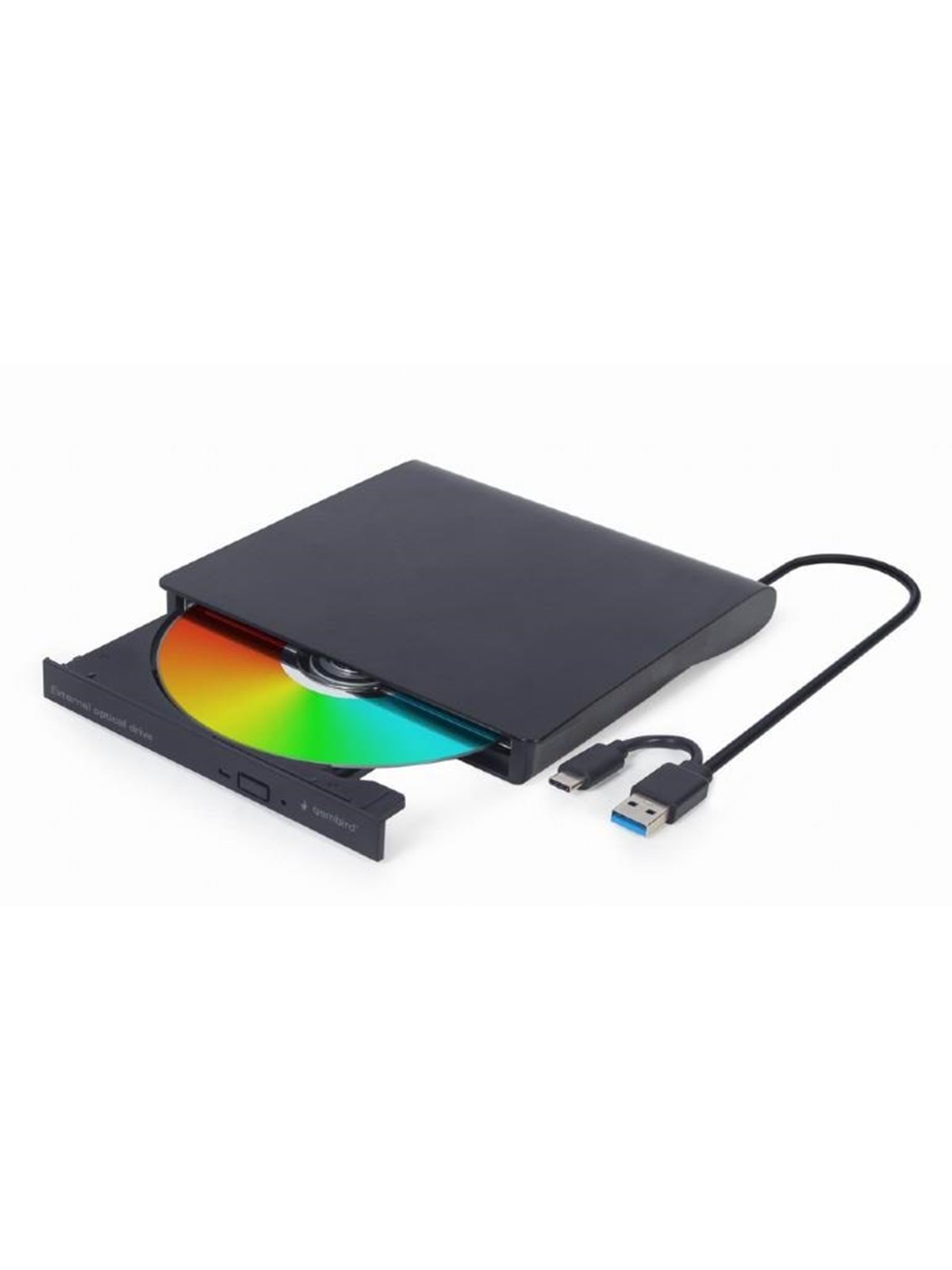 Gembird DVD-USB-031 - Ekstern - DVD-RW (Brænder) - USB 3.1 Gen 1 - Sort