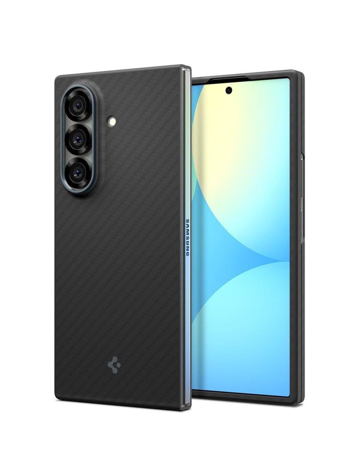 Spigen Air Skin - aramid black - Samsung Galaxy Z Fold7, Mobilcover