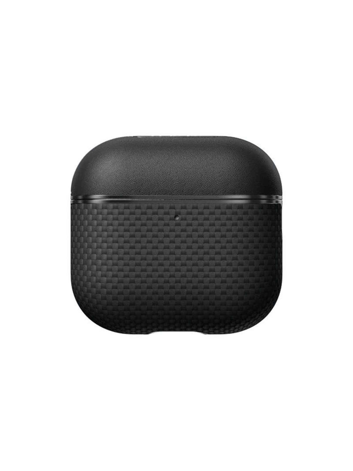 PITAKA Aramid Fiber Magnetic Case black/gray - AirPods 4, Mobil Tilbehør