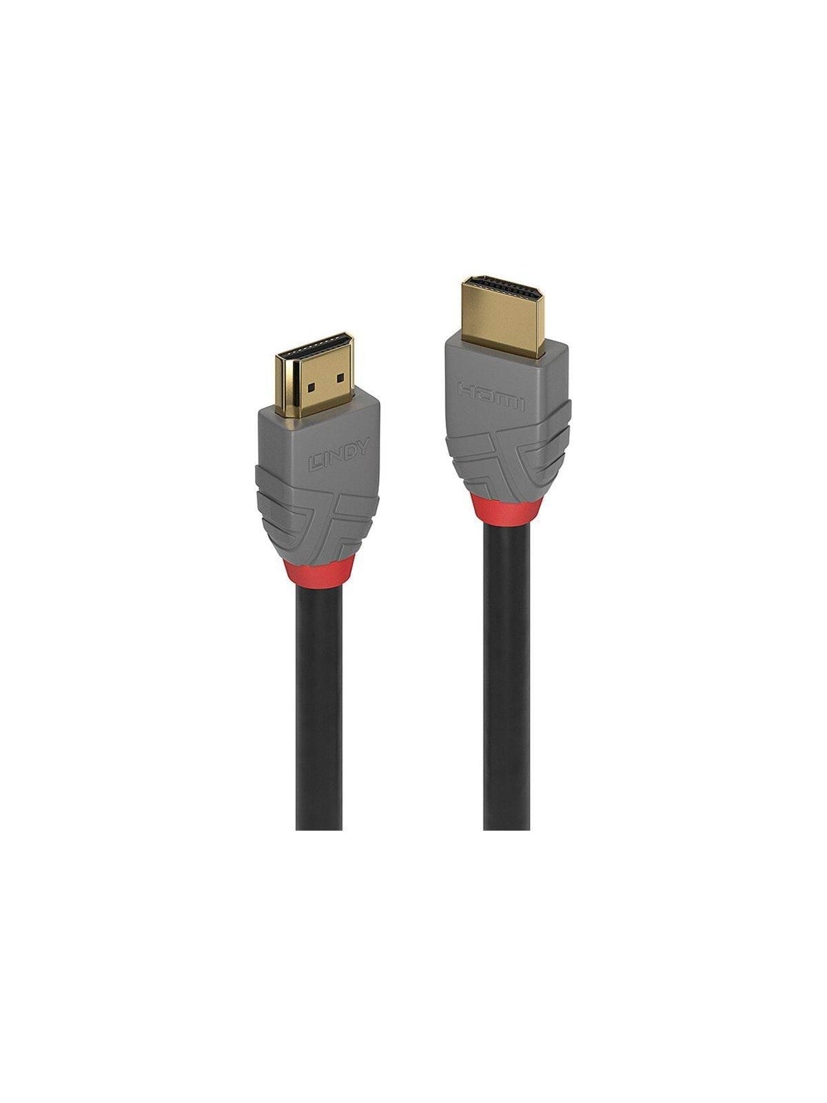 Lindy Anthra Line HDMI cable with Ethernet - 2 m, Skærmkabel