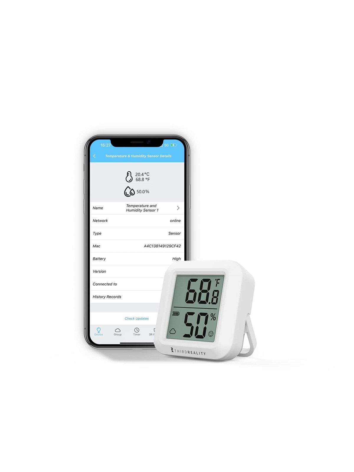 THIRDREALITY T&H Sensor, Smart Home