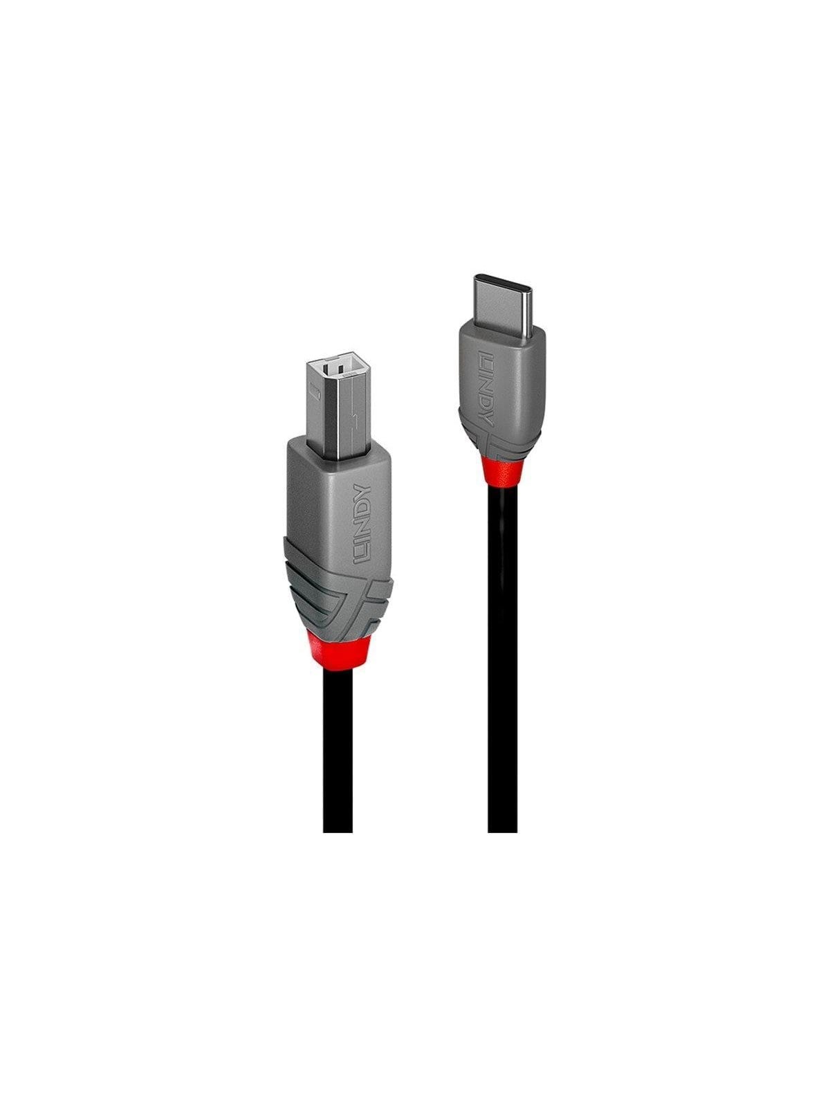 Lindy - USB-C cable - 24 pin USB-C to USB Type B - 3 m, Usb Kabel