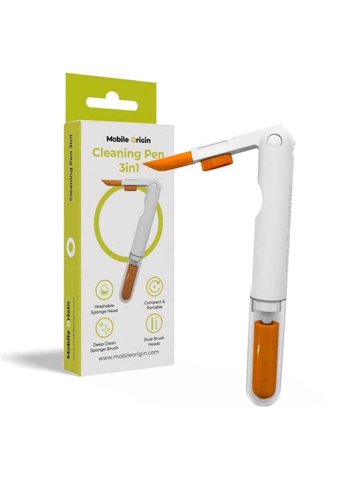 Mobile Origin Multifunctional Cleaning Pen 3in1, Mobil Tilbehør