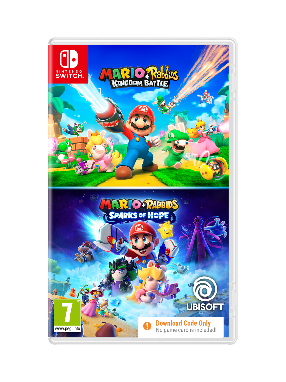 Mario + Rabbids Kingdom Battle / Mario + Rabbids Sparks of Hope (Code in a Box) - Nintendo Switch - Strategi