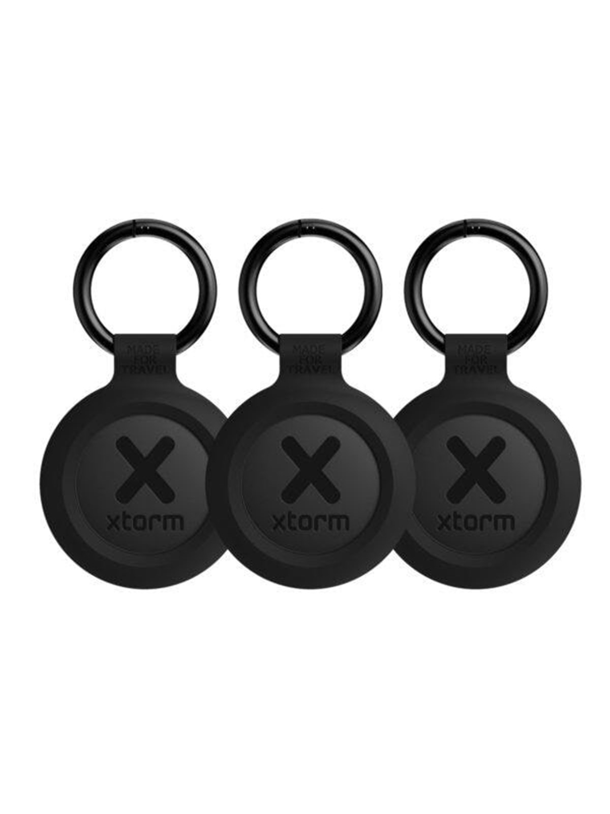 Xtorm TravelTag Tracker 3-Pack for iOS & Android Black, Kabel Organisering