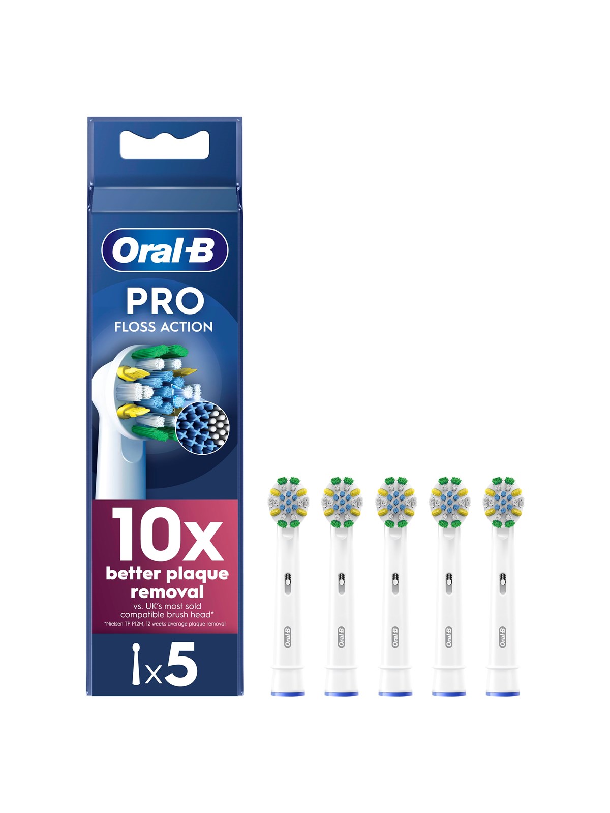 Oral-B Tandbørstehoveder Floss Action - 5 pcs, El Tandbørste