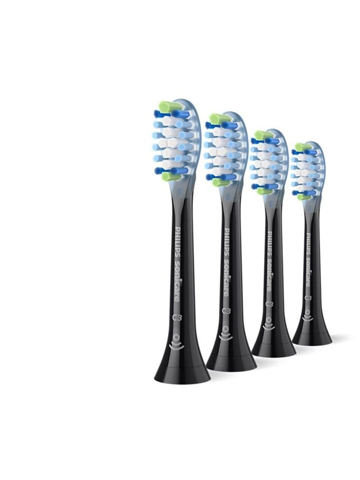 Philips Tandbørstehoveder Sonicare Premium Plaque Defence- black - 4pcs
