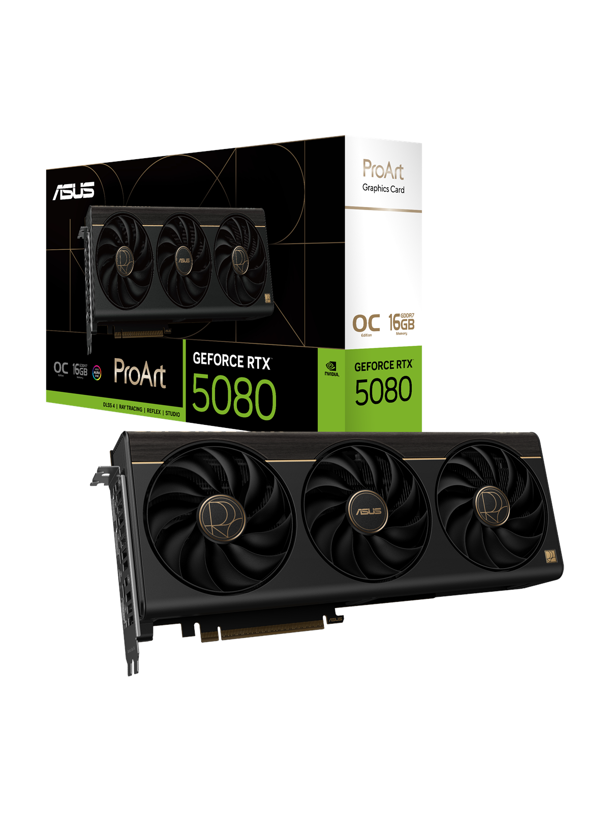 ASUS GeForce RTX 5080 ProArt OC - 16GB GDDR7 RAM - Grafikkort, Grafikkort