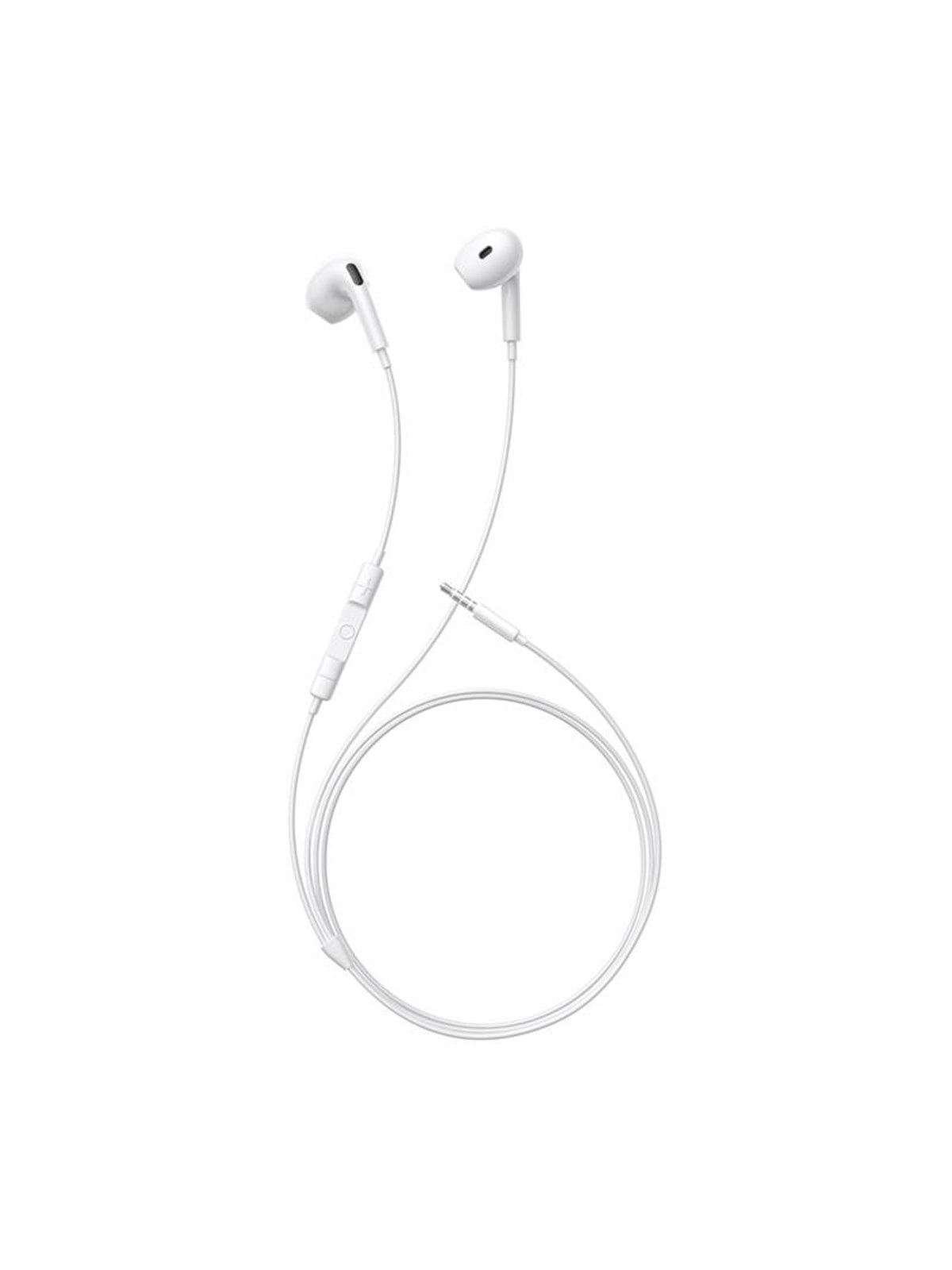 Baseus Encok HZ19 Wired In-Ear Headphones - White, Hovedtelefonerheadset2