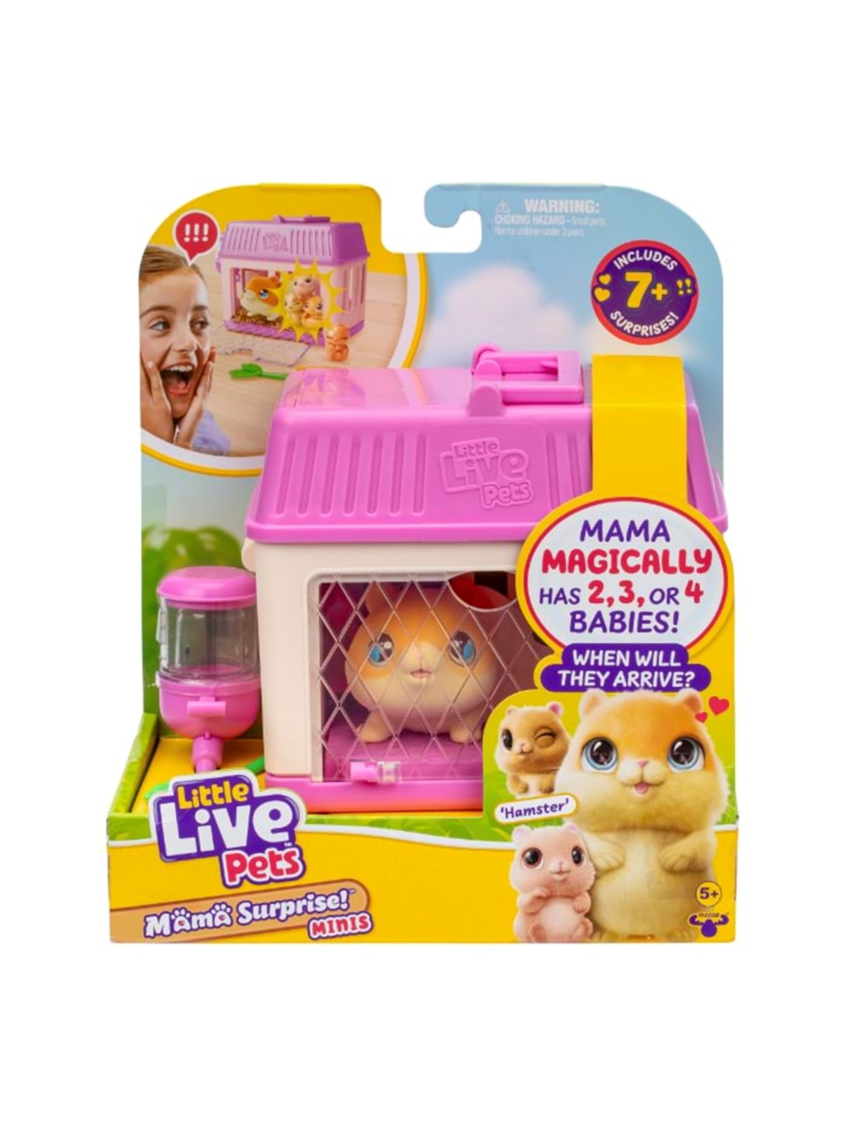 Little Live Pets MAMA SURPRISE MINIS HAMSTER, Bamser