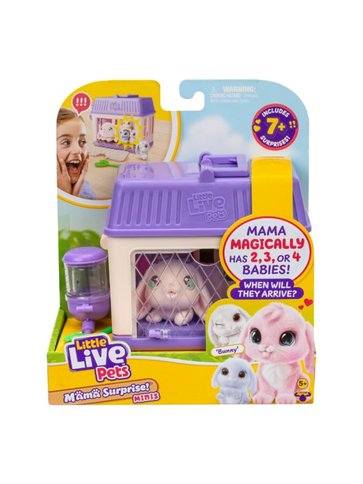 Little Live Pets MAMA SURPRISE MINIS BUNNY, Bamser