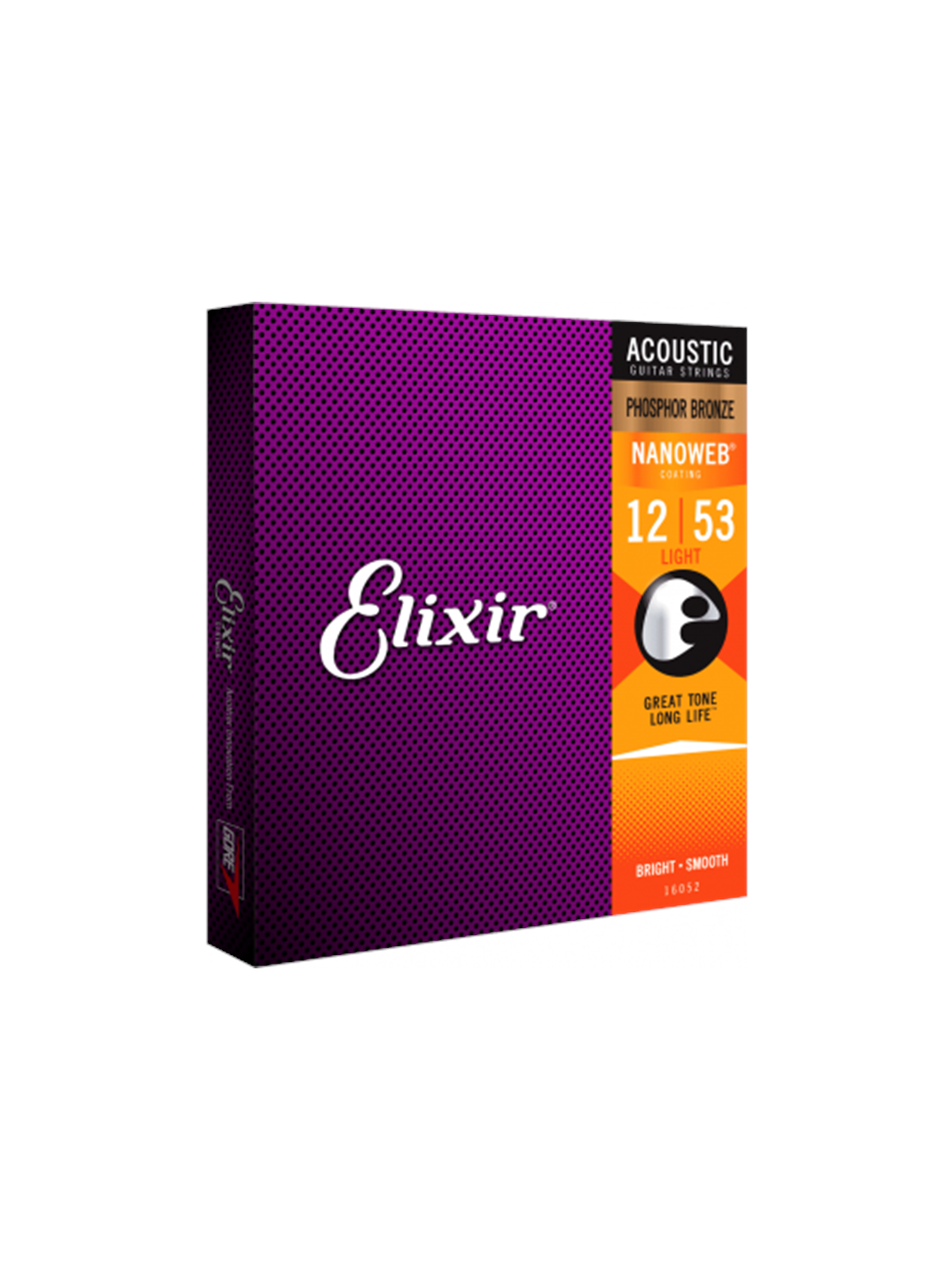 Elixir Strings 16052 - Fosforbronze - Akustiske strenge - Nanoweb - Light (12-53)