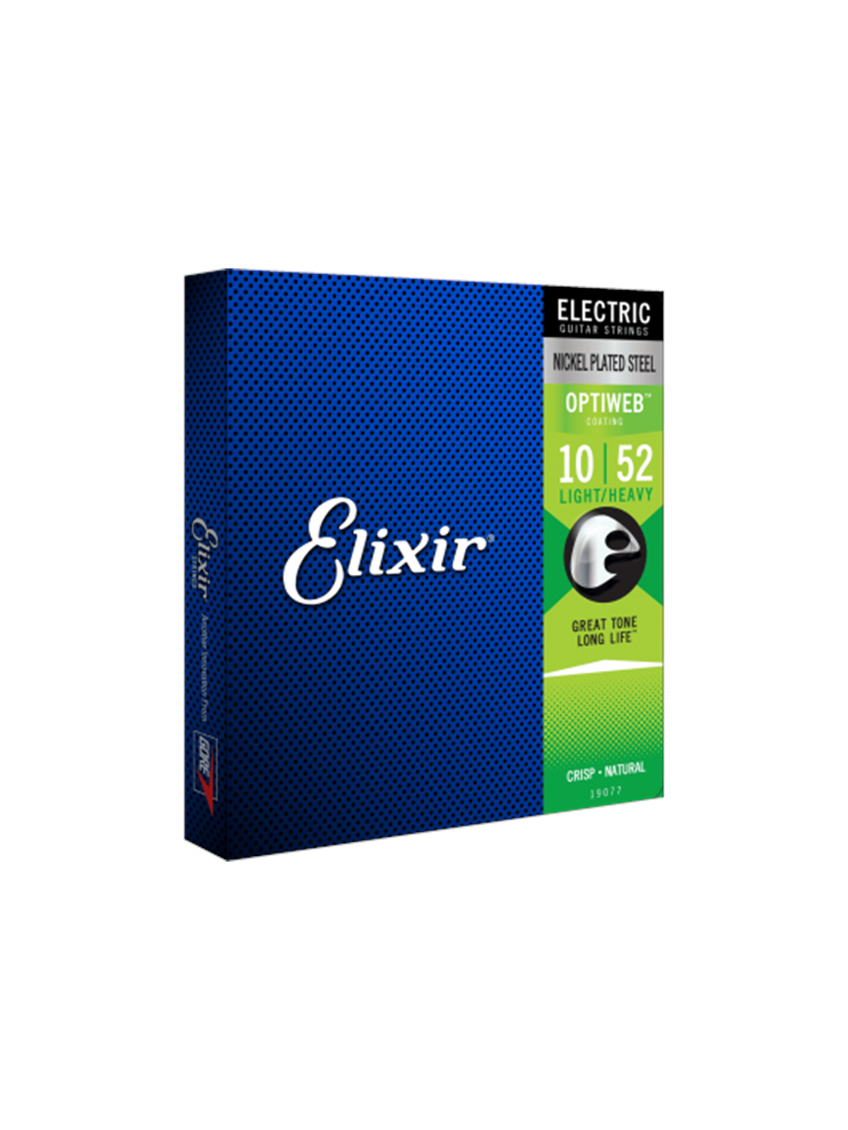 Elixir Strings 19077 - Nikkelbelagt stål - Elektriske strenge - Optiweb - Light/Heavy (10-52)