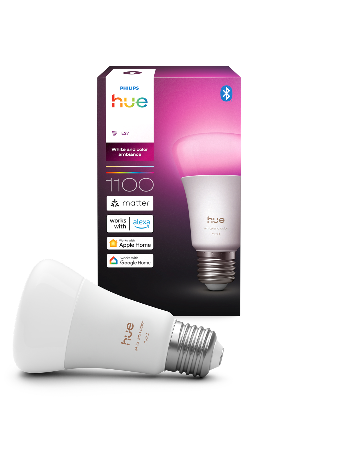 Philips Hue A60 - A60 pære - 1100 - 1-pak, Smart Home