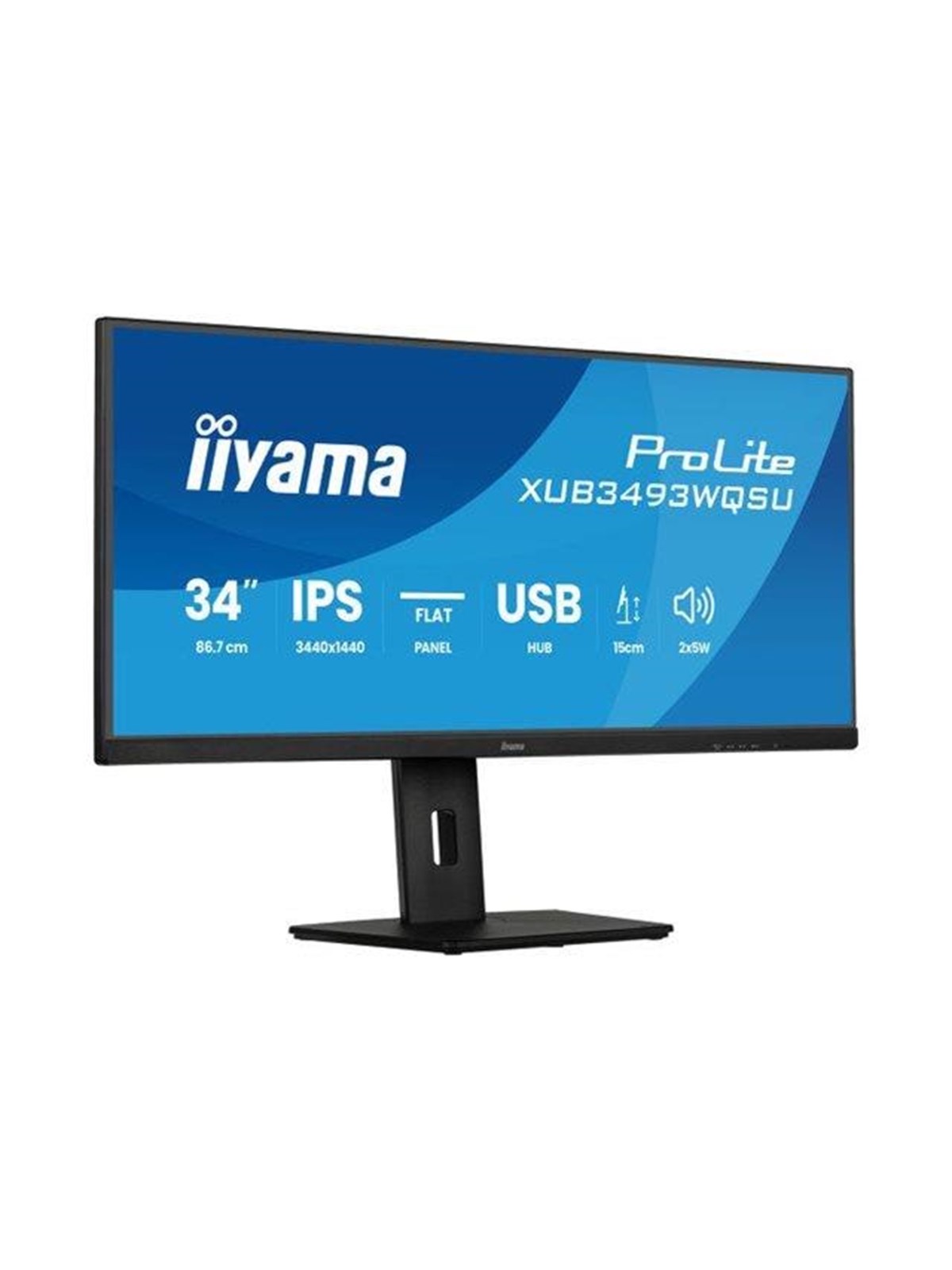 34" iiyama ProLite XUB3493WQSU-B6 - 3440x1440 - 120Hz - IPS, Computerskærm