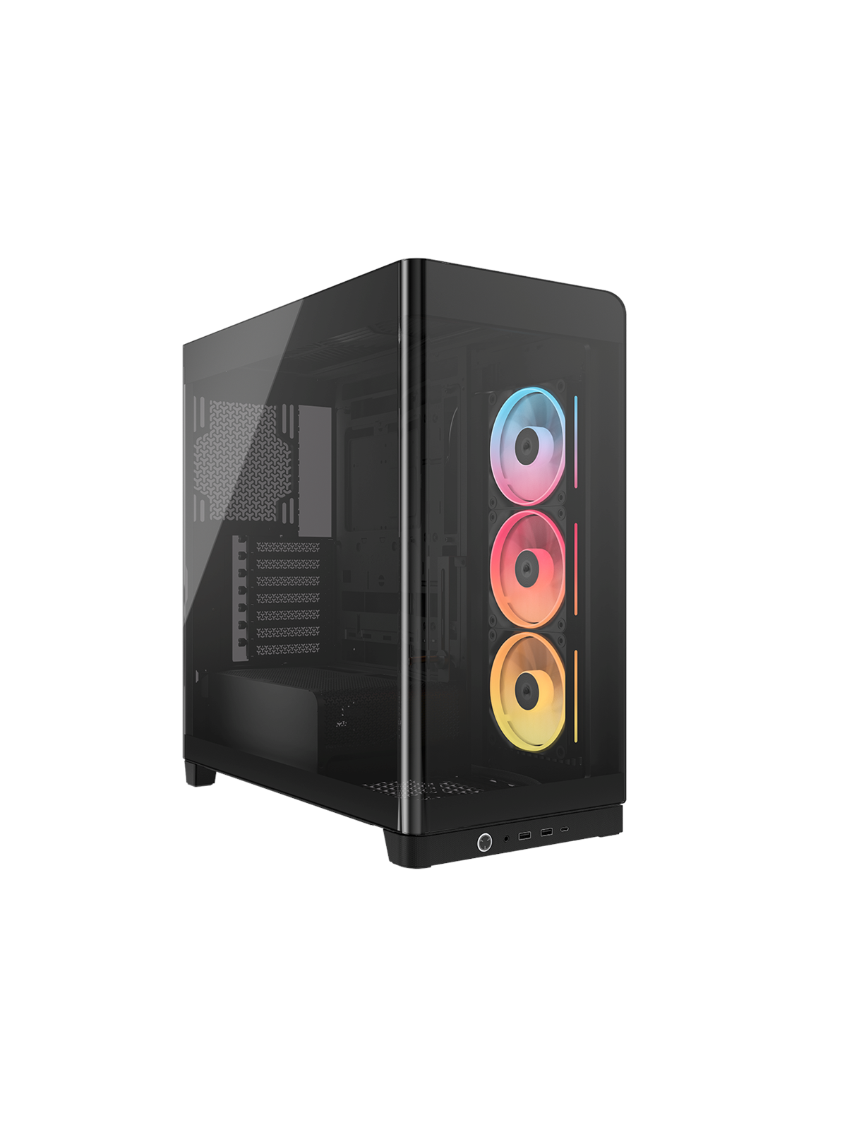 Corsair FRAME 4500X LX-R RGB Black - Kabinet - Miditower - Sort, Kabinet