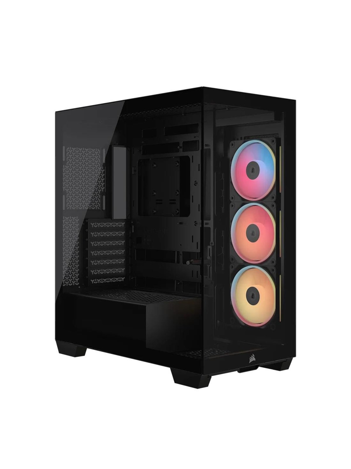 Corsair 3500X LXR LINK Black - Kabinet - Miditower - Sort, Kabinet