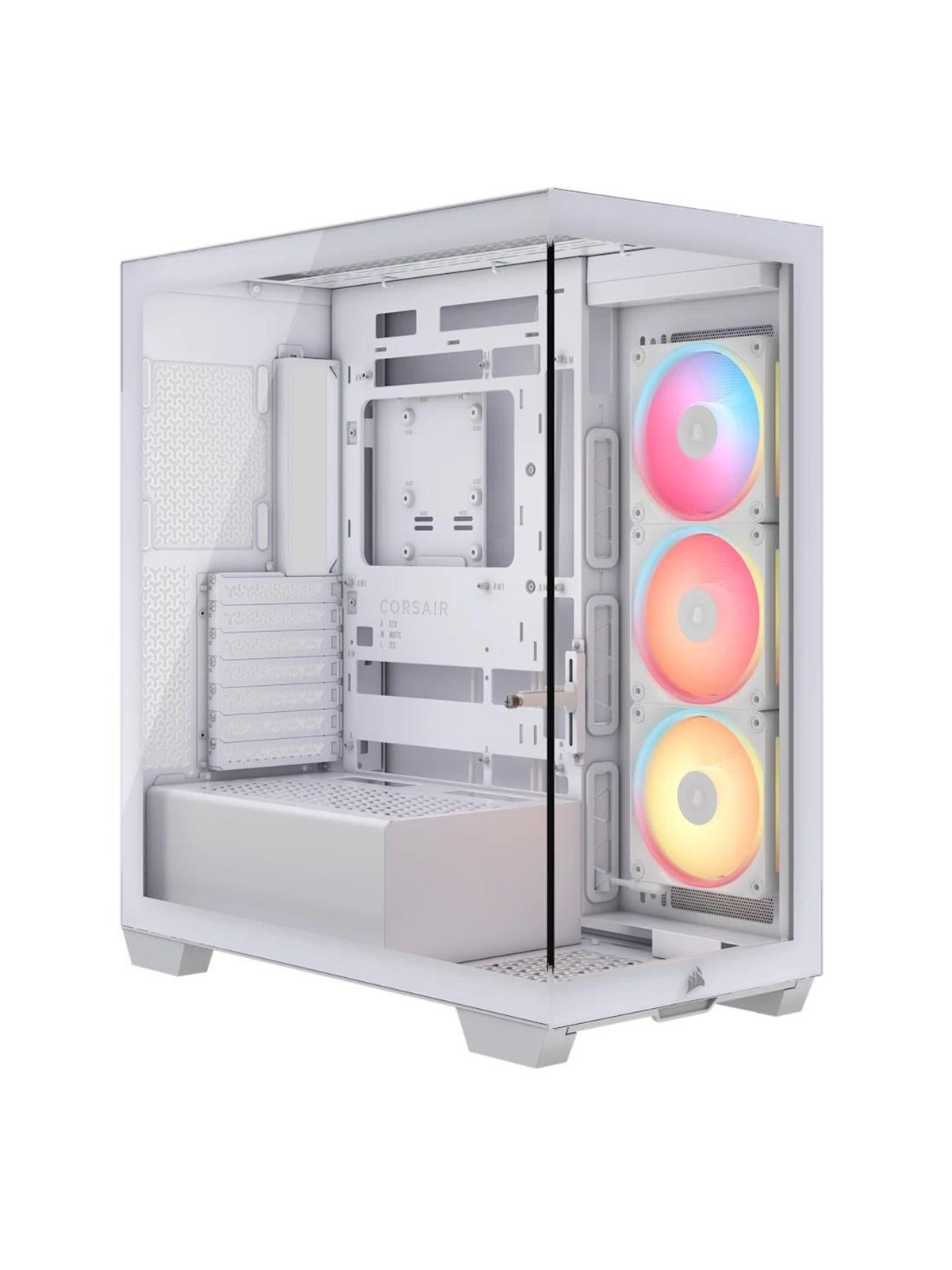 Corsair 3500X LXR LINK White - Kabinet - Miditower - Hvid, Kabinet