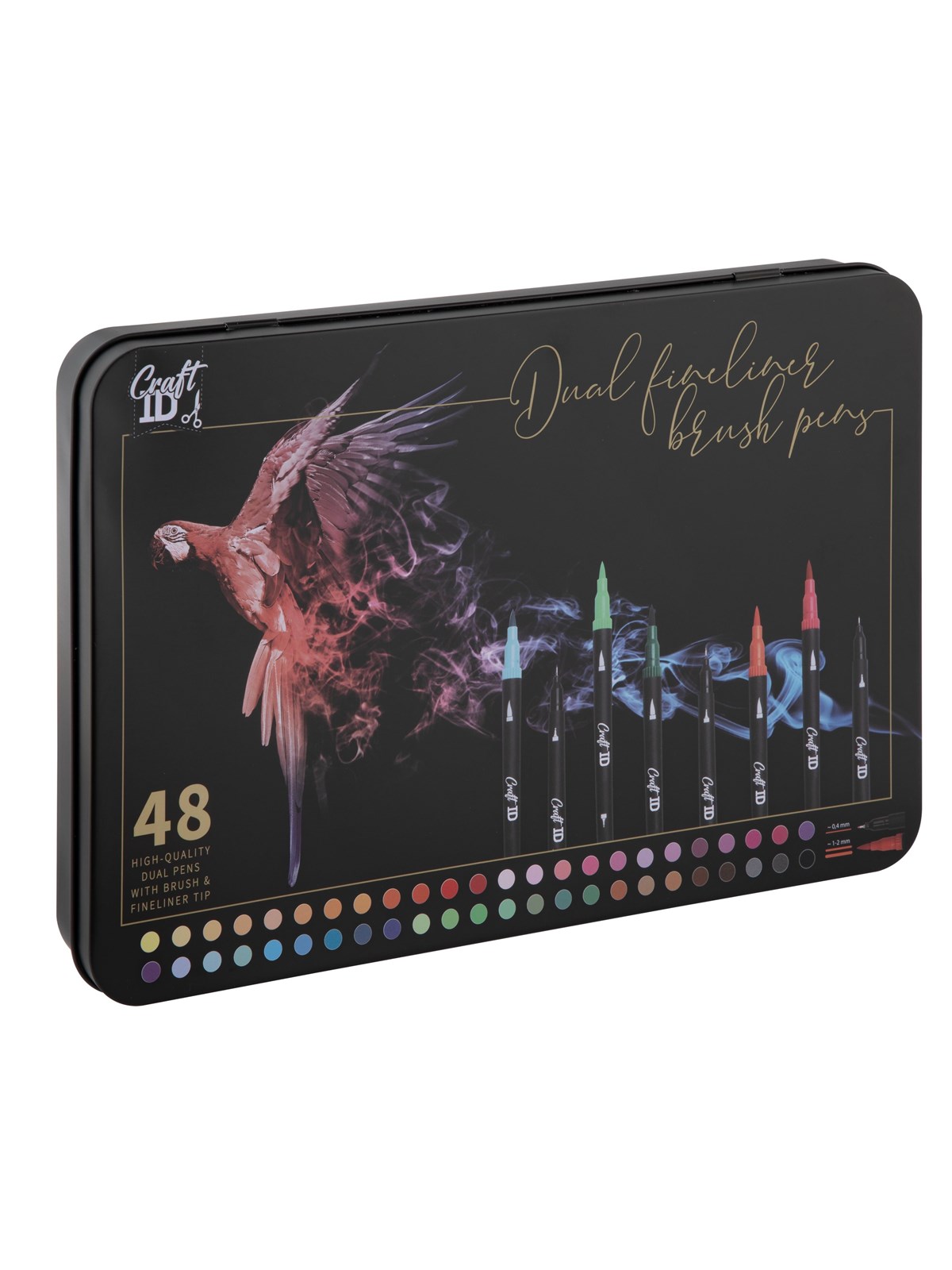 Craft Sensations Colouring pencil set 46 pcs in box with magnet, Hobbyartikel