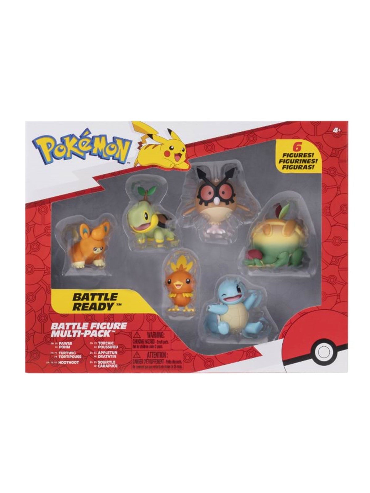 Pokemon Battle Figures 6-pack, Pokemon