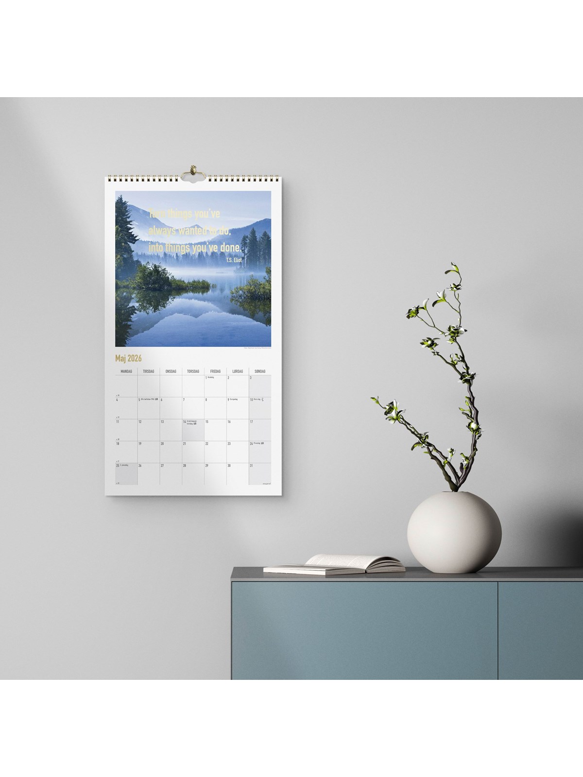 Mayland Vægkalender Dream & Do 2026, Kalender
