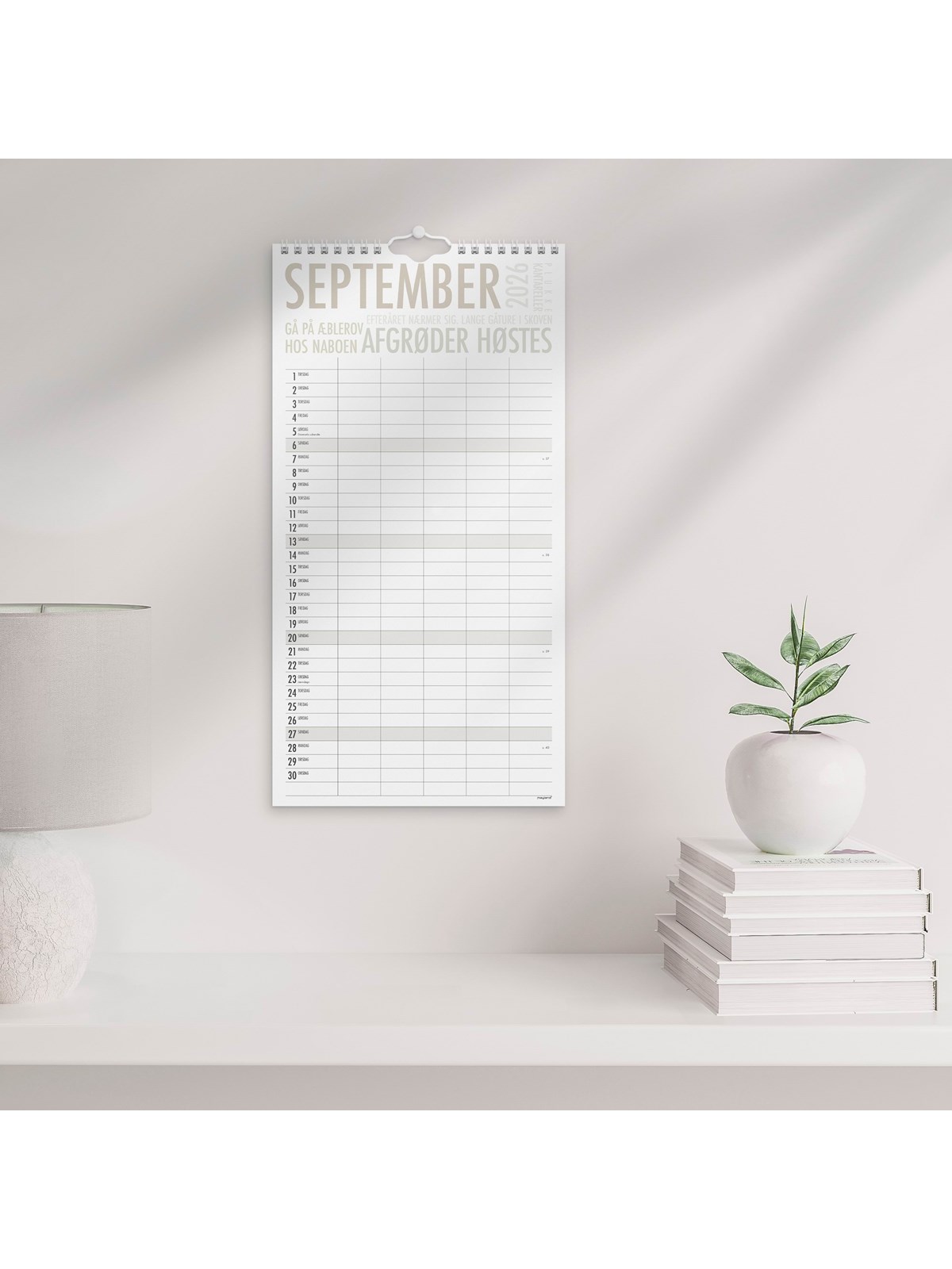 Mayland Familiekalender TrendArt 2026, Kalender